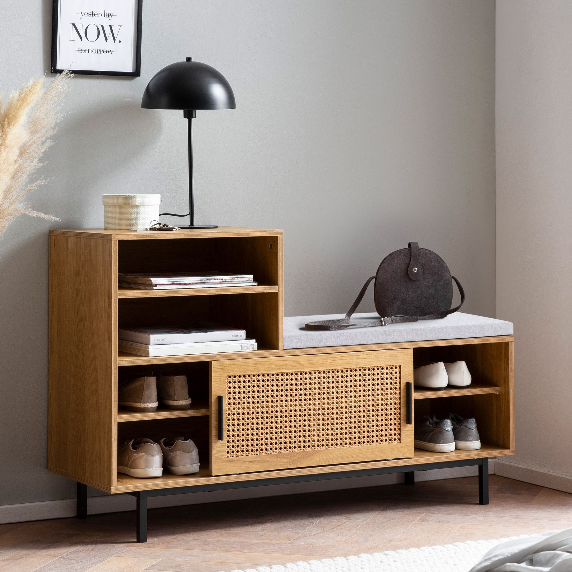 Schuhbank Eggedal Braun 120 × 40 × 75,5 cm