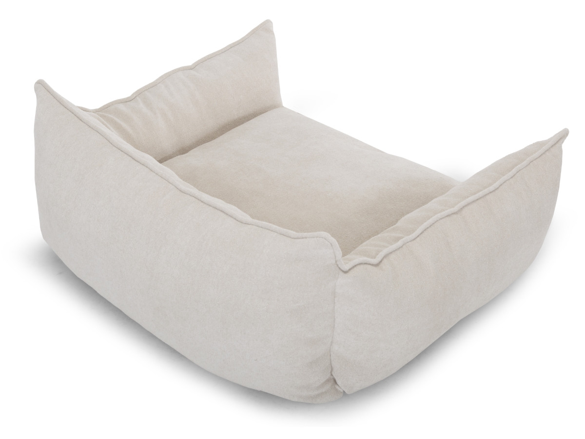 Bobochic Pluto Hundekorb Strukturstoff Beige, Größe XXL (123 cm)