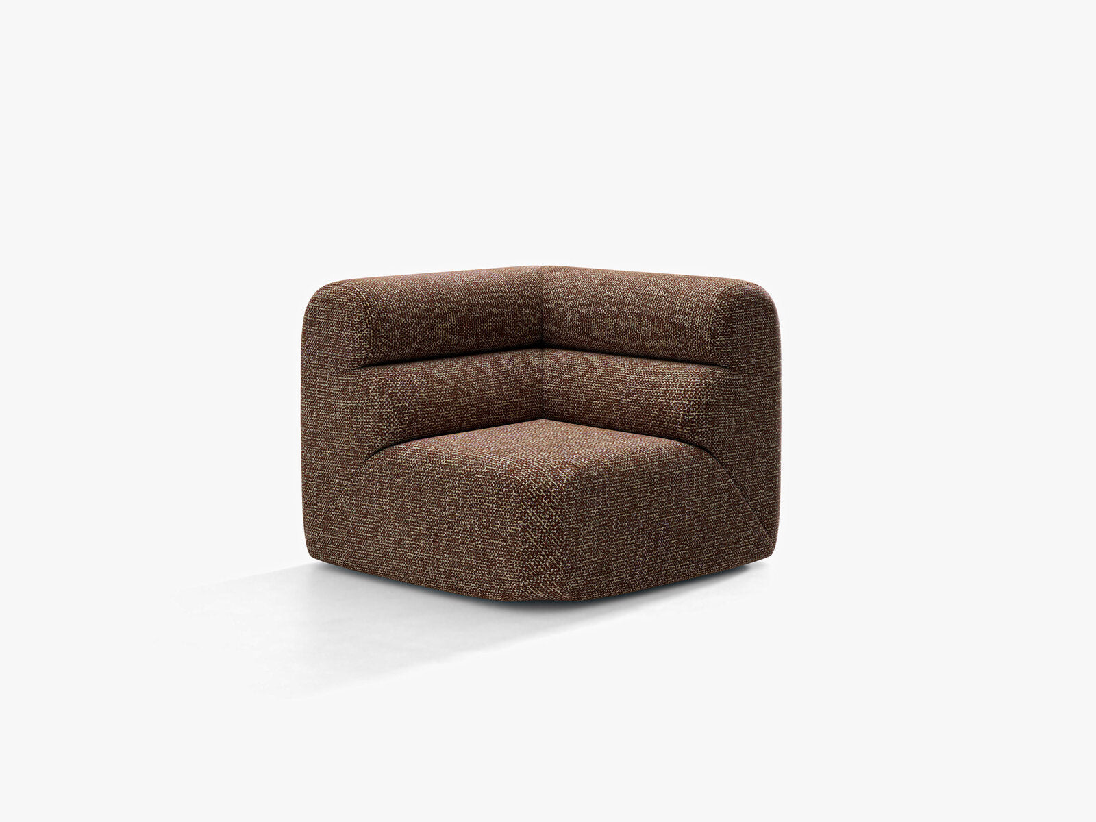Micadoni Neo Eckmodul Chenille SILENCIO Braun