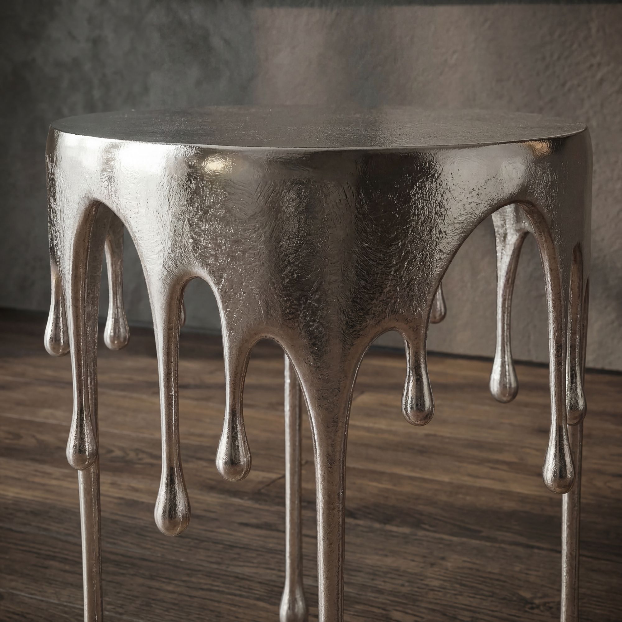 Beistelltisch Sirevag Aluminium Silber Ø 43 cm