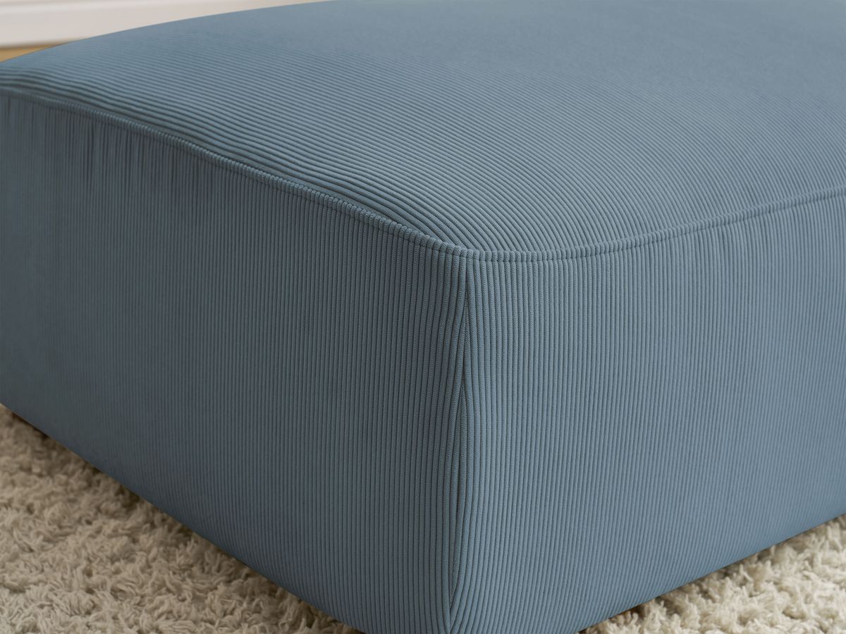Bobochic Sidonie Pouf Cordsamt Dunkelblau