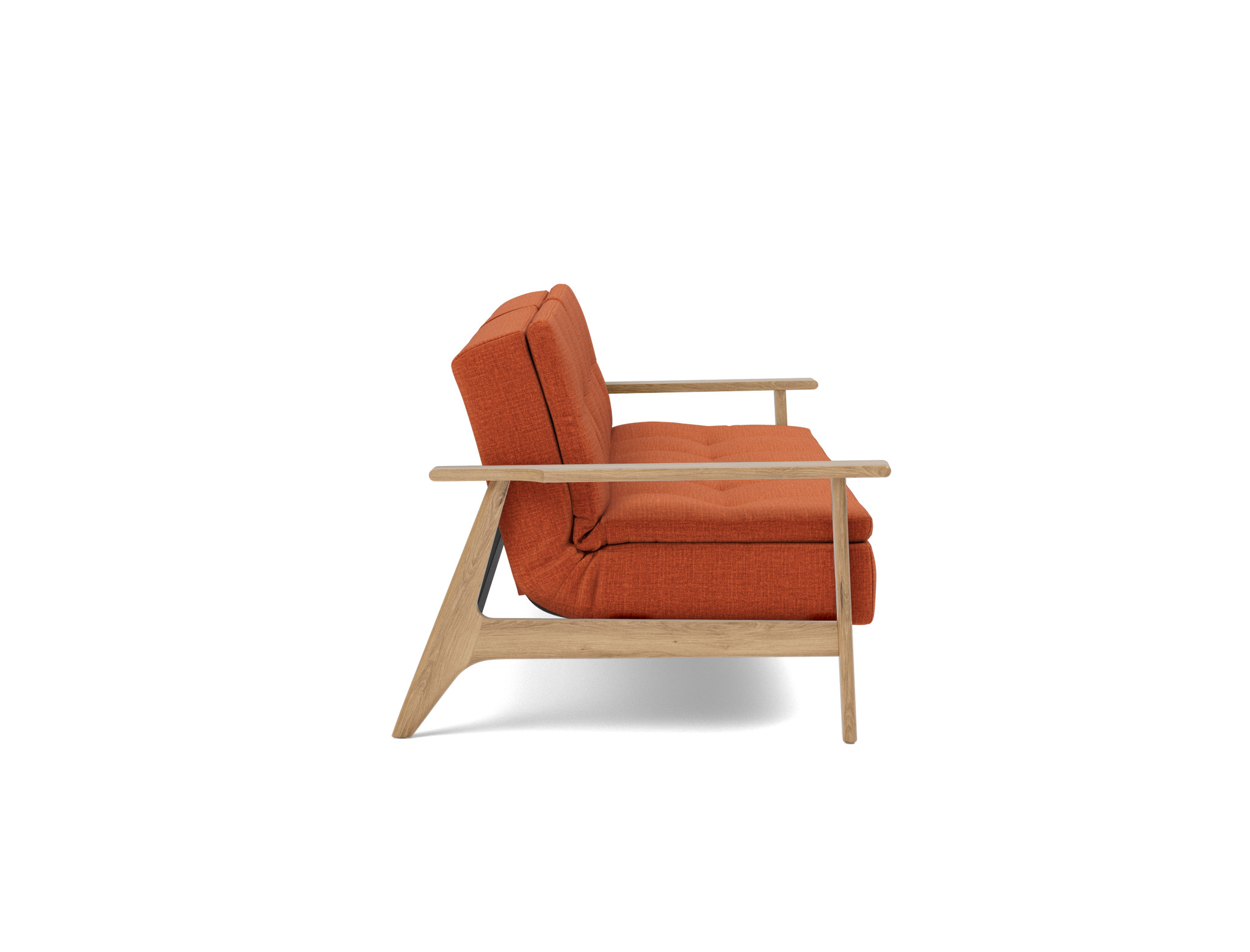 Schlafsofa Dublexo Frej Chenille Esina 412-Rust-Orange