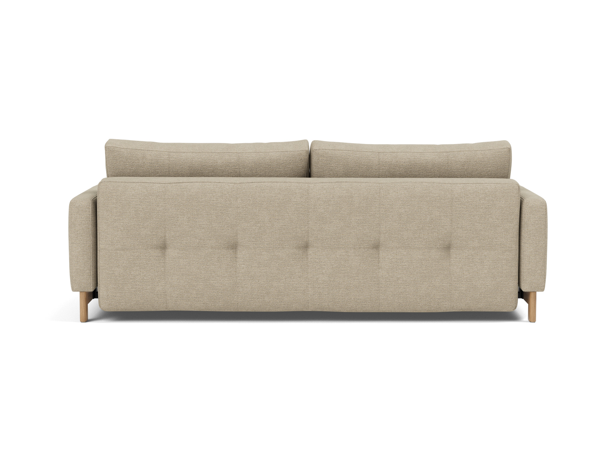 Schlafsofa Pyxis D.E.L. Strukturierter Stoff Taura 356-Sand