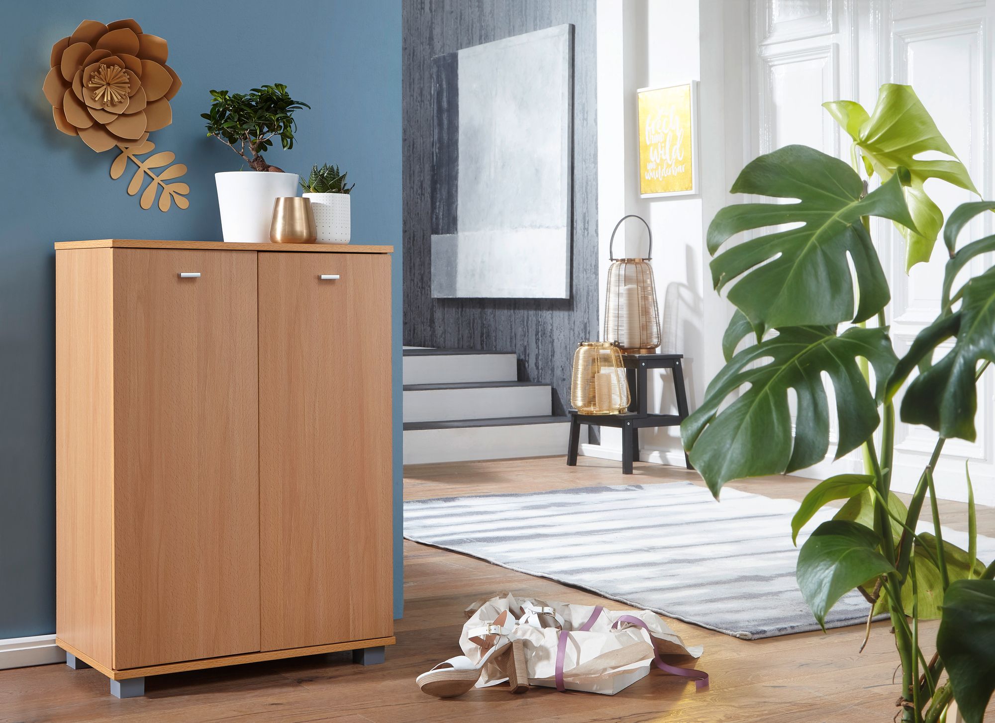 Schuhschrank Bremnes Braun 60 × 35 × 90 cm