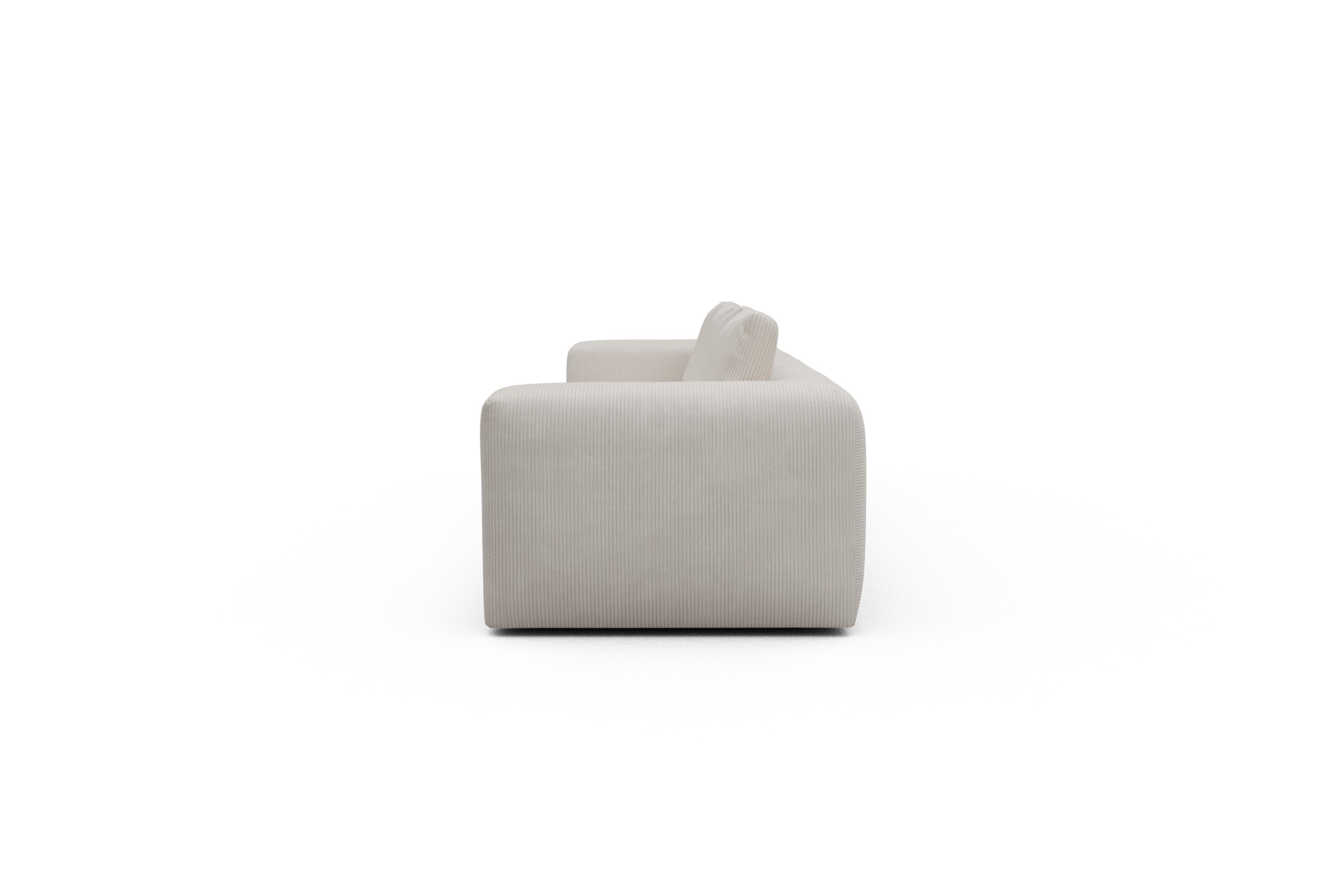 Sofa Modulares XXL Sofa Fred 5-Sitzer Corduroy-Ivory