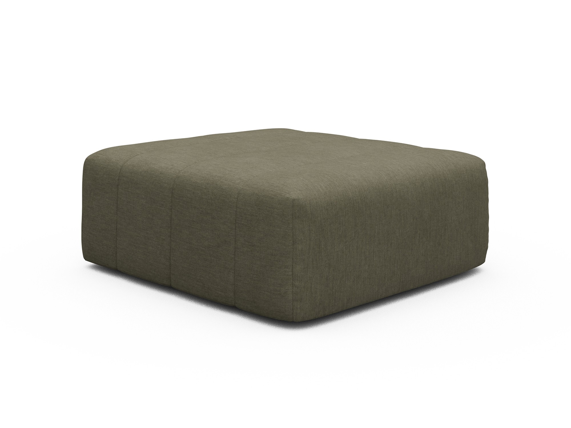 Ottomane Hugo Flachgewebe Vivus 575-Dusty-Olive