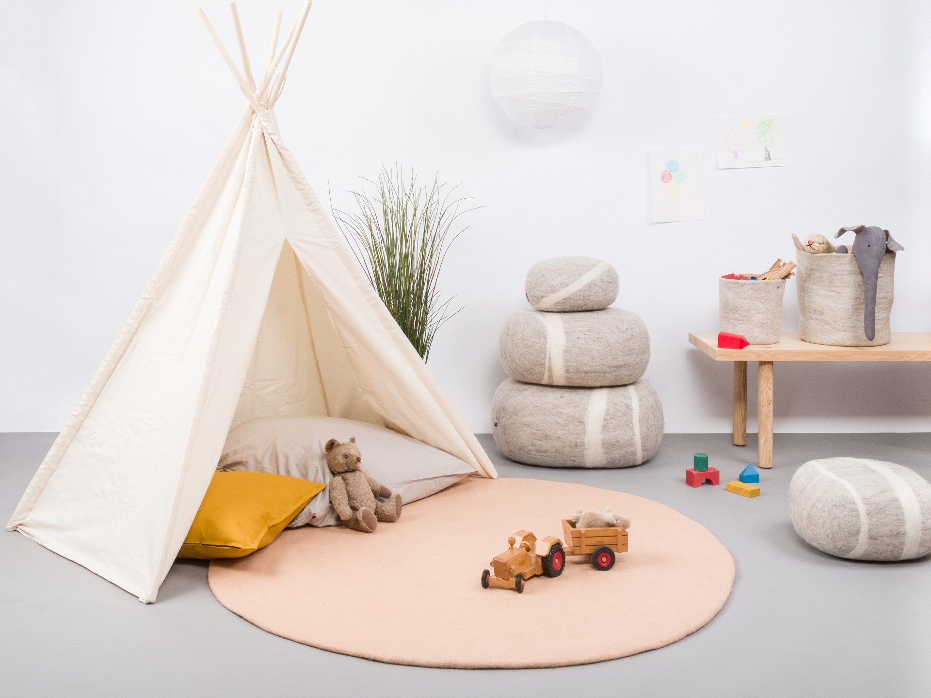 myfelt Merle Filzteppich - 70 cm