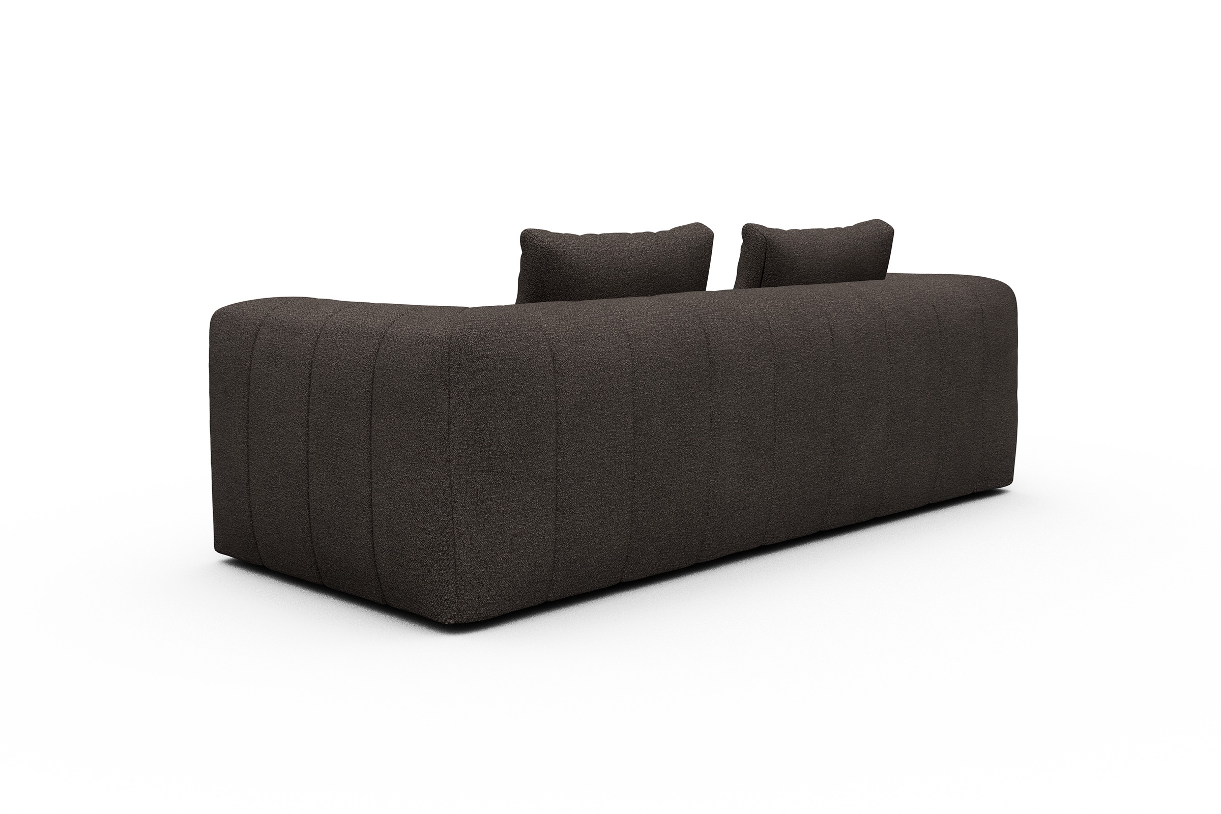 Sofa Hugo 3-Sitzer Boucle-Taupe