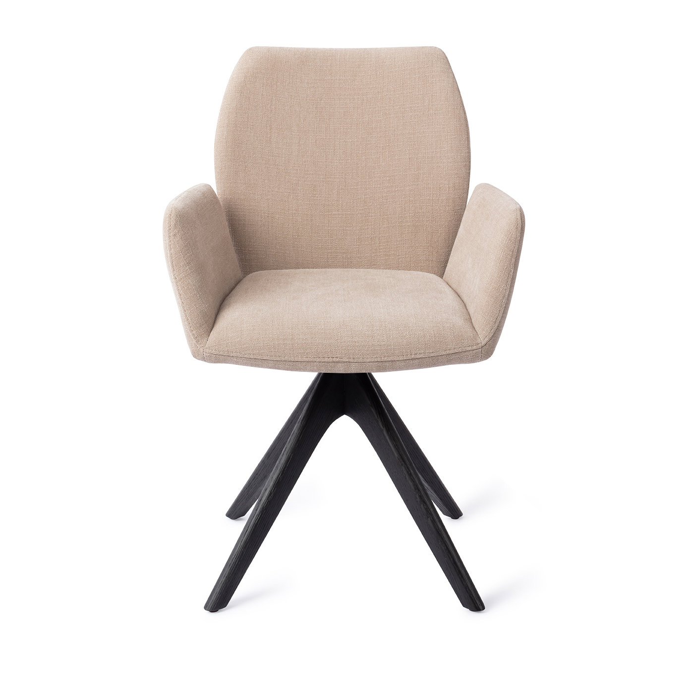 Jesper Home Esszimmerstuhl Misaki Sand Strand Revolve Eiche Schwarz