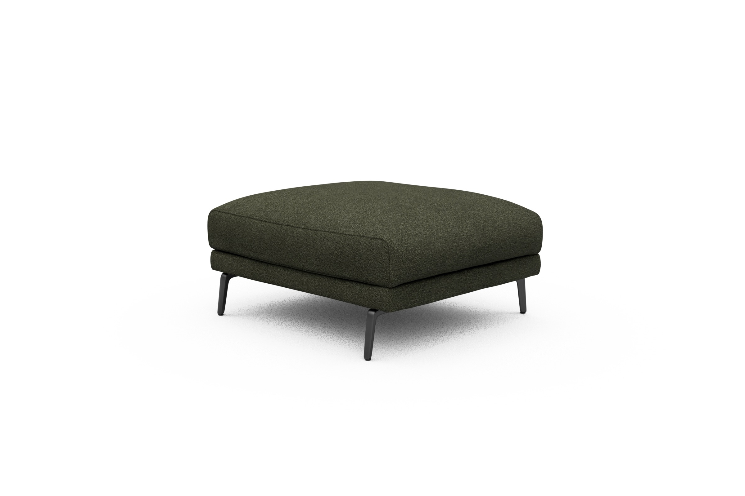 Sitzhocker Karl Boucle-Forest-Green
