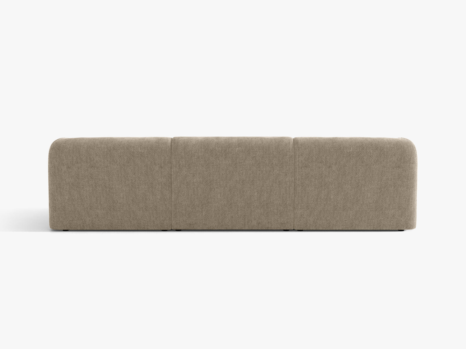 Micadoni Sofa Miley 3-Sitzer Chenille Haga Beige