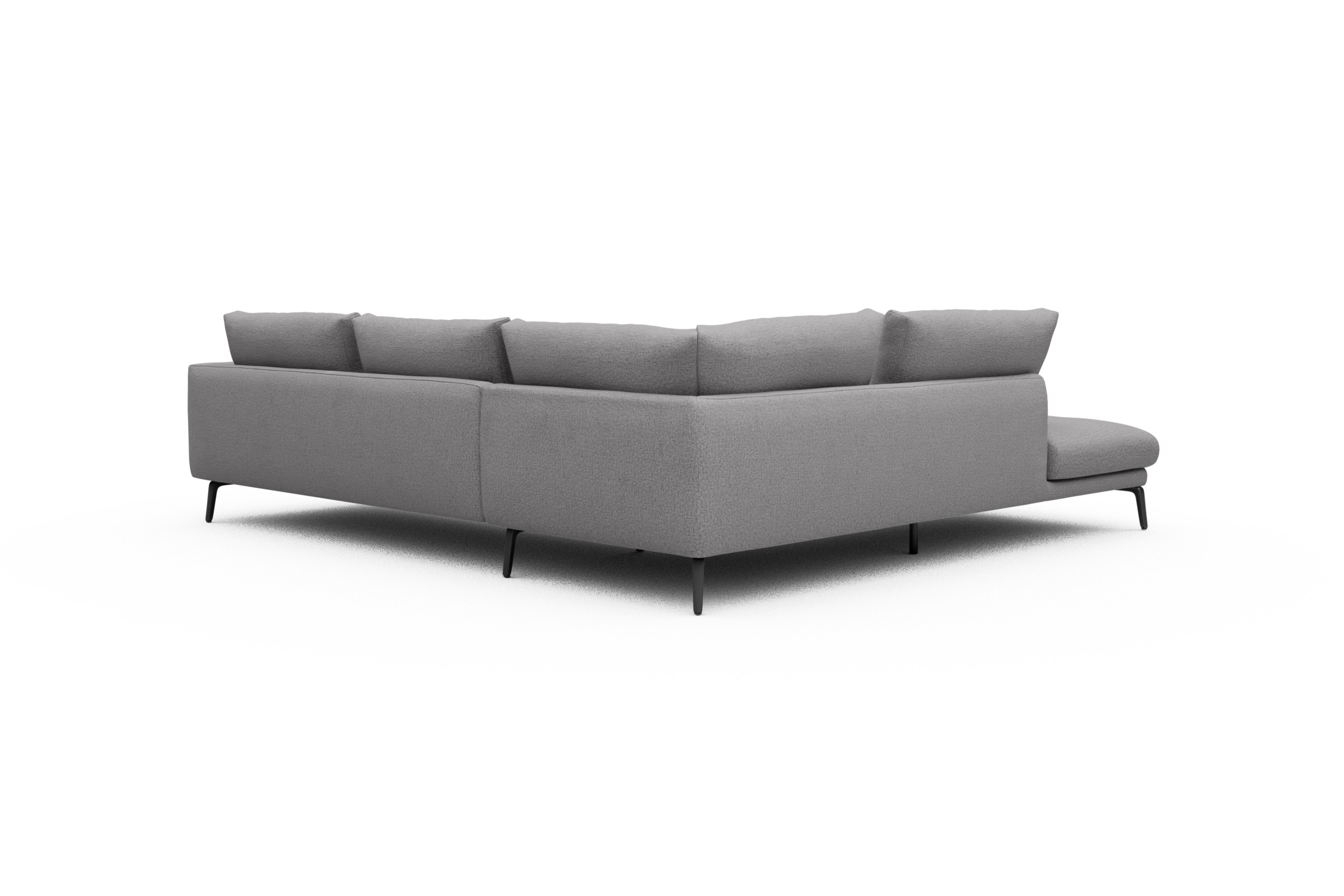 Ecksofa Karl Relax-Ecke links mit 2,5-Sitzer Sama-Grey