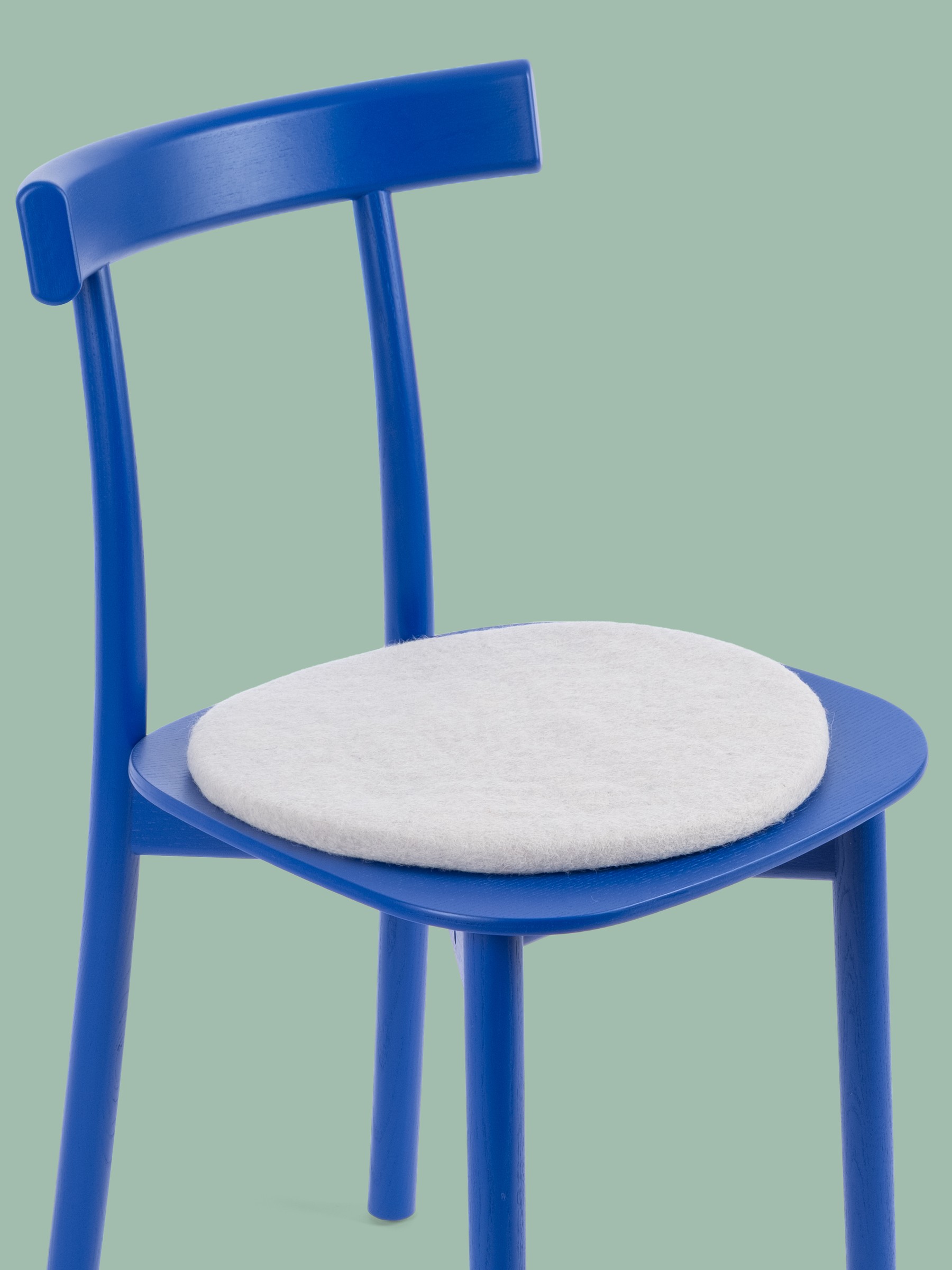 myfelt Aven Filz-Sitzauflage Hellgrau Ø 36 cm