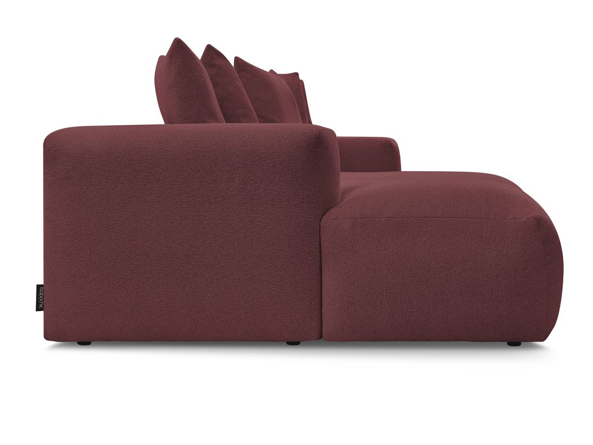 Bobochic Voltaire Sofa 4-Sitzer 248 × 170 cm Melange-Stoff Rot
