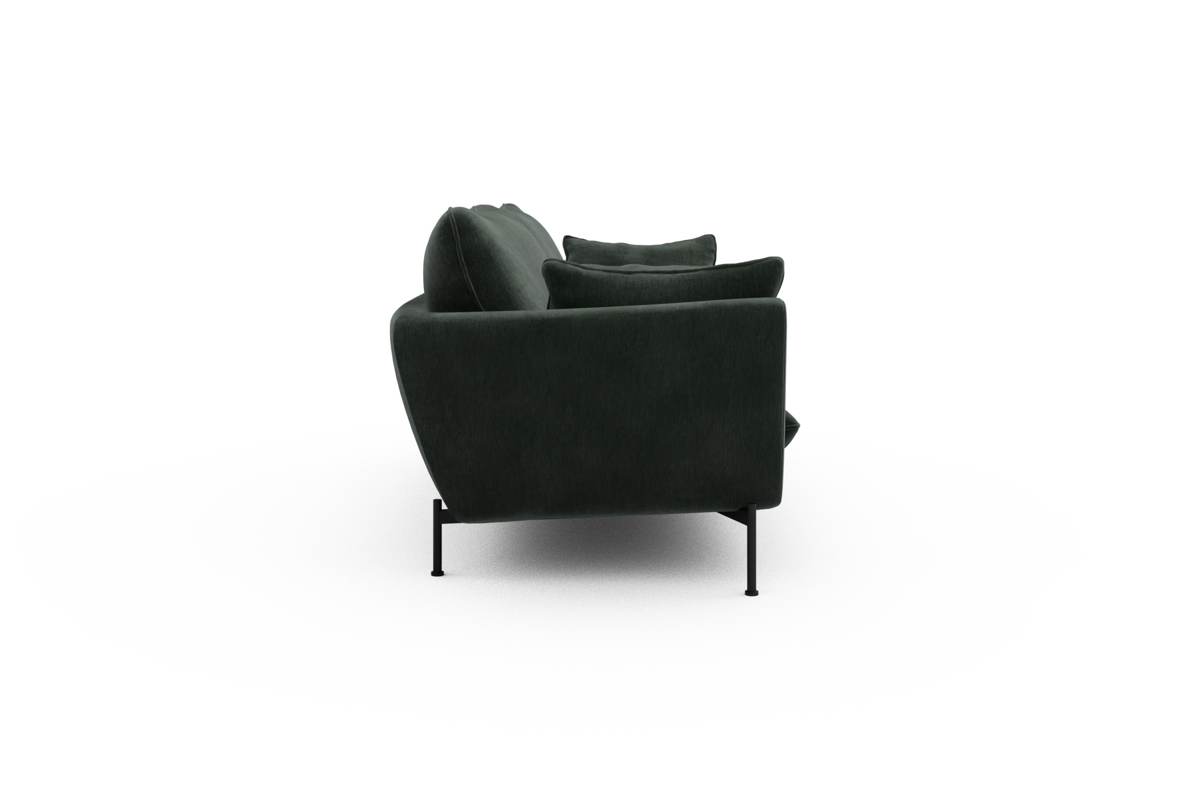 Sofa Anton 3-Sitzer Smooth-Laurel-Green