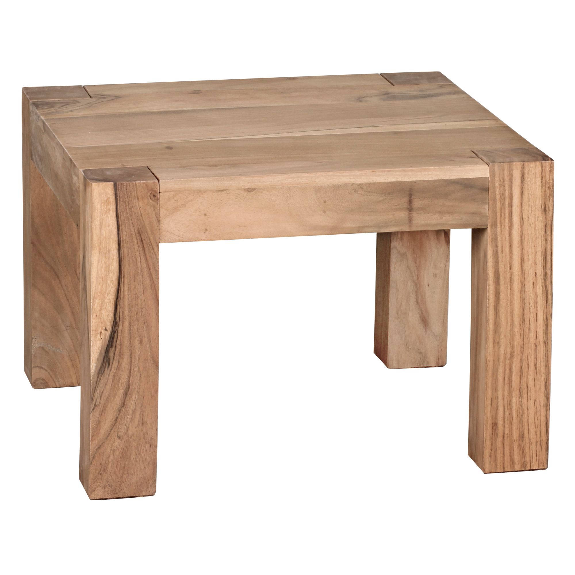 Couchtisch Hvaler Akazie Massivholz 60 × 60 × 40 cm