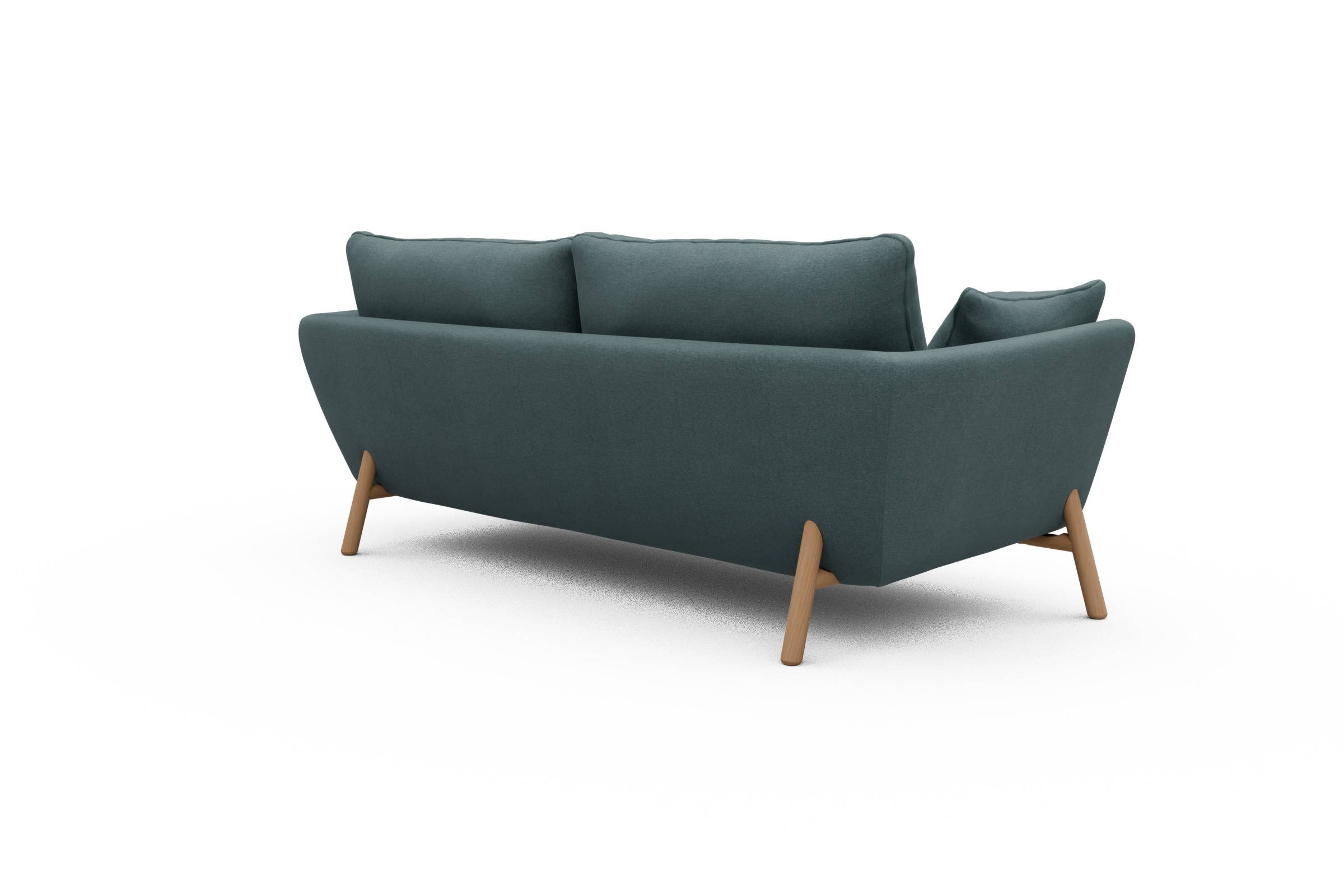 Sofa Emil 3-Sitzer Beinfarbe Eiche Natur Satya-Niagara