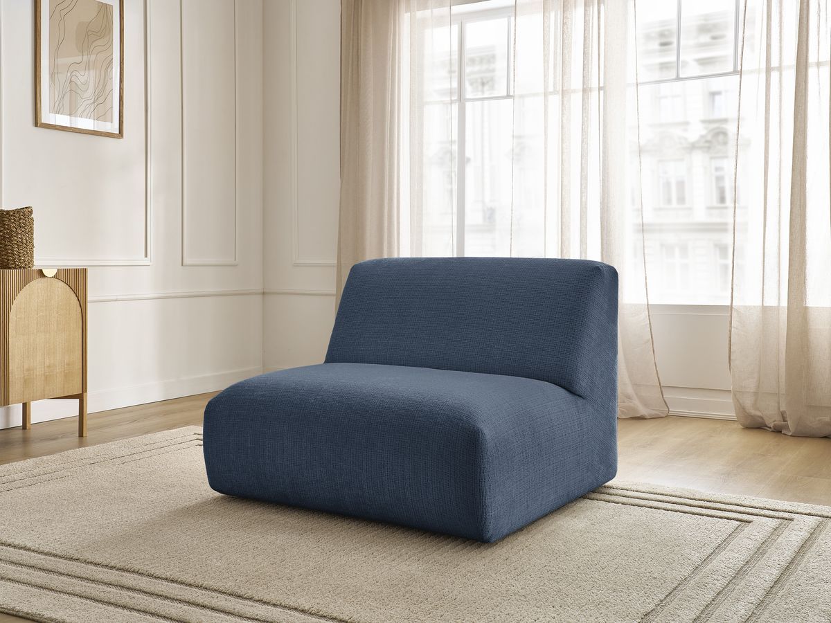 Bobochic Sirius Sofamodul 1-Sitzer Strukturstoff Dunkelblau