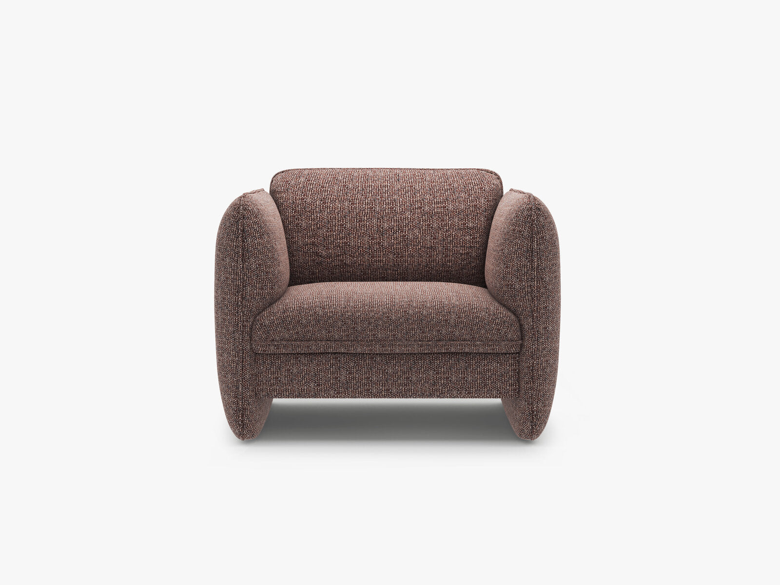 Micadoni Georgia Armsessel Chenille Silencio Braun
