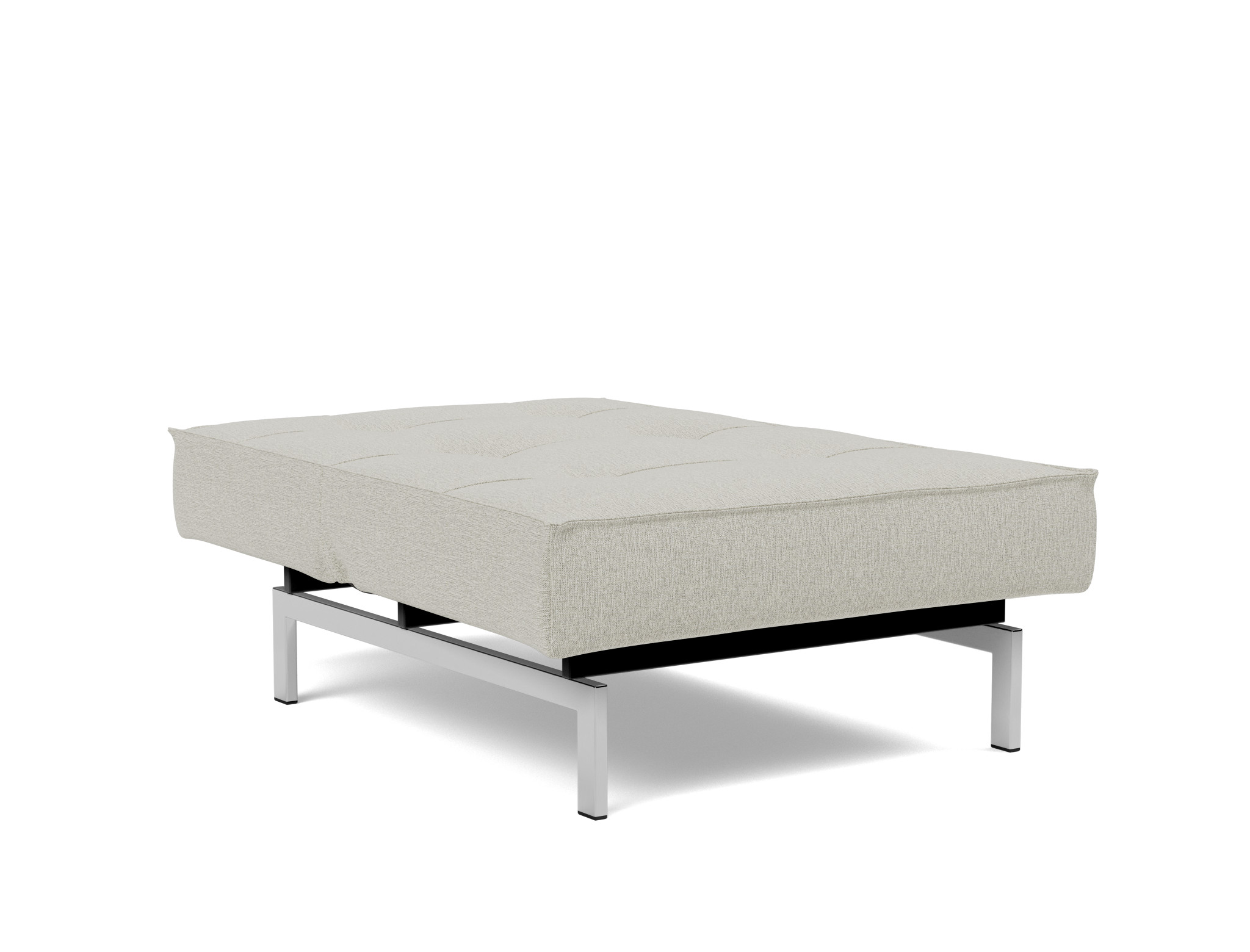 Sessel Splitback Flachgewebe Mixed Dance 527-Natural Beine Chrom