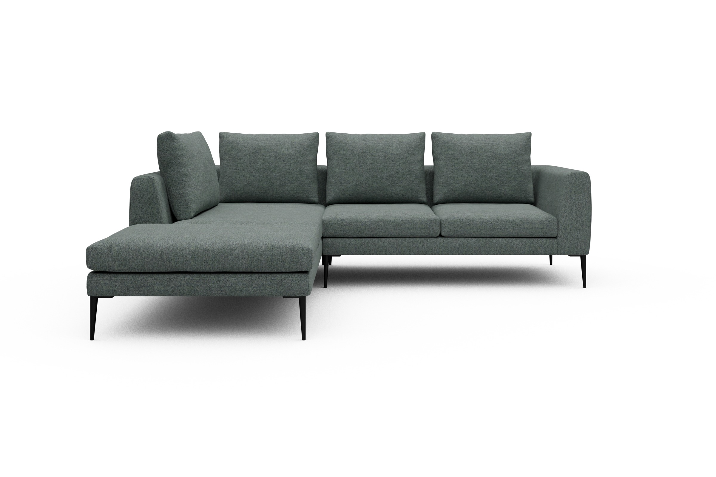 Skandi Home Ecksofa Paul Relax-Ecke links mit 2-Sitzer Carreno-Ice-Blue moebelfaktor