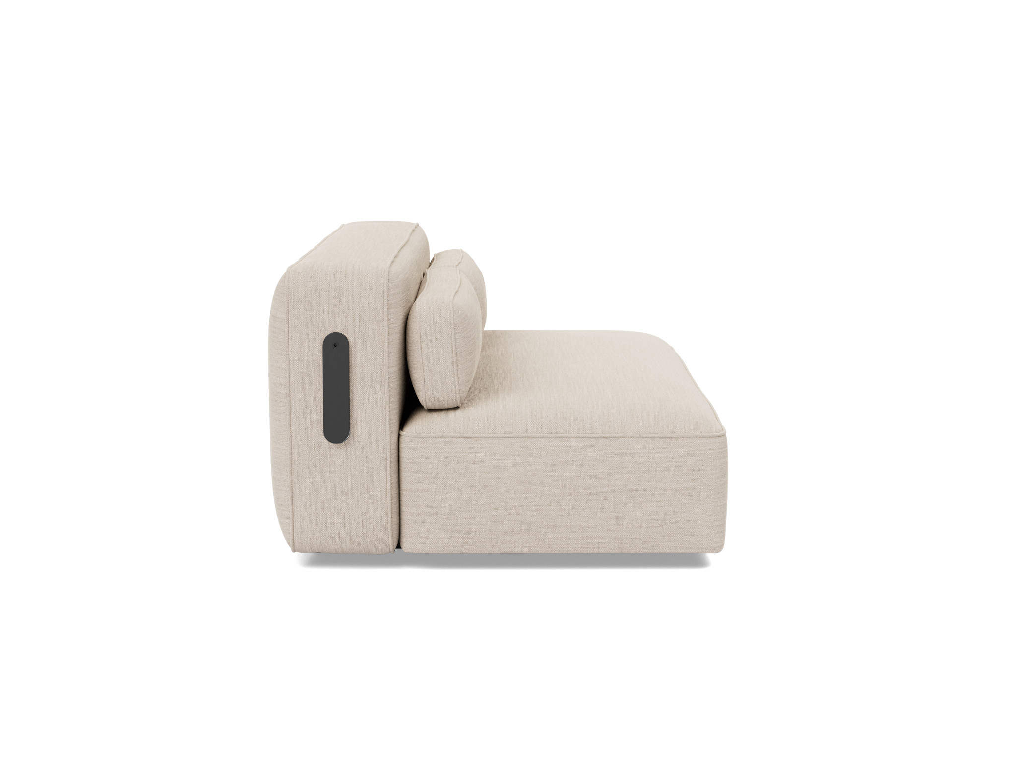 Schlafsofa Yonata Webstoff Blida 612-Sand-Grey