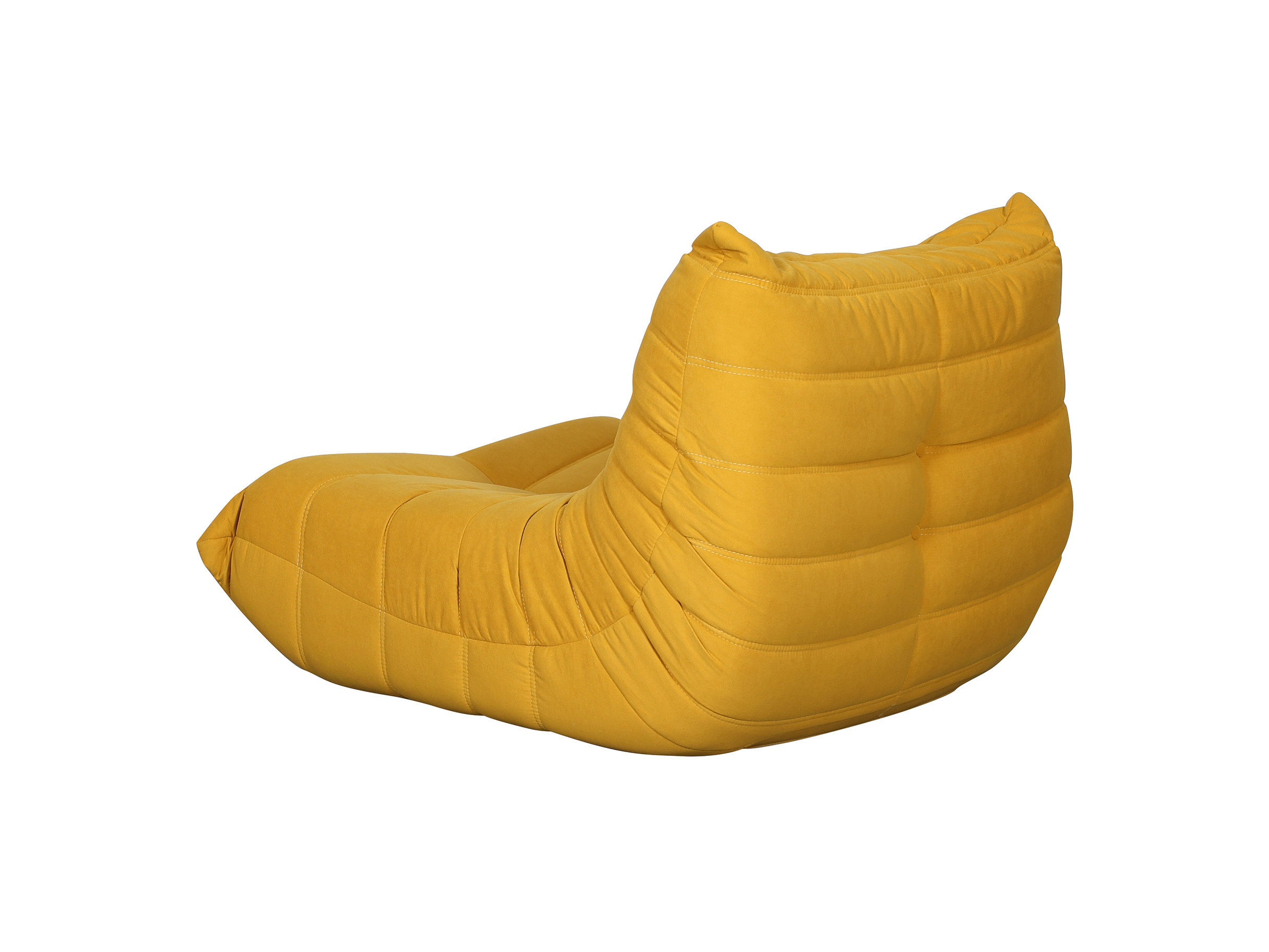 Livin Hill Set Nua: Sessel 87 cm + Fußhocker Senfgelb