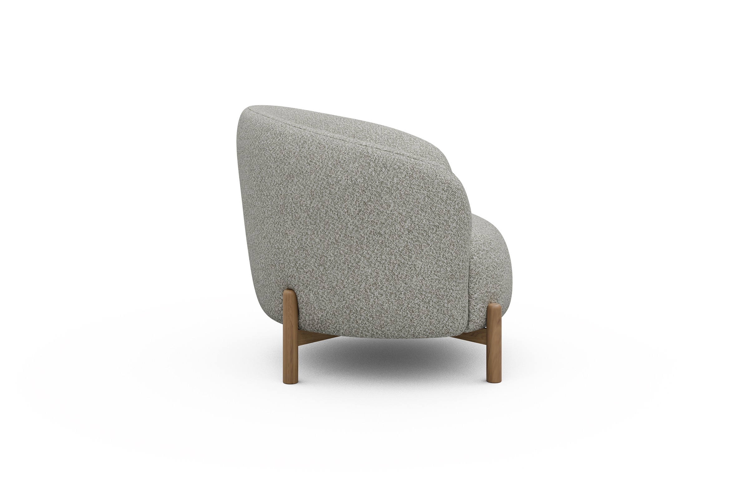 Sessel Ronda Holzbeine Eiche Natur Vanora-Warm-Sand