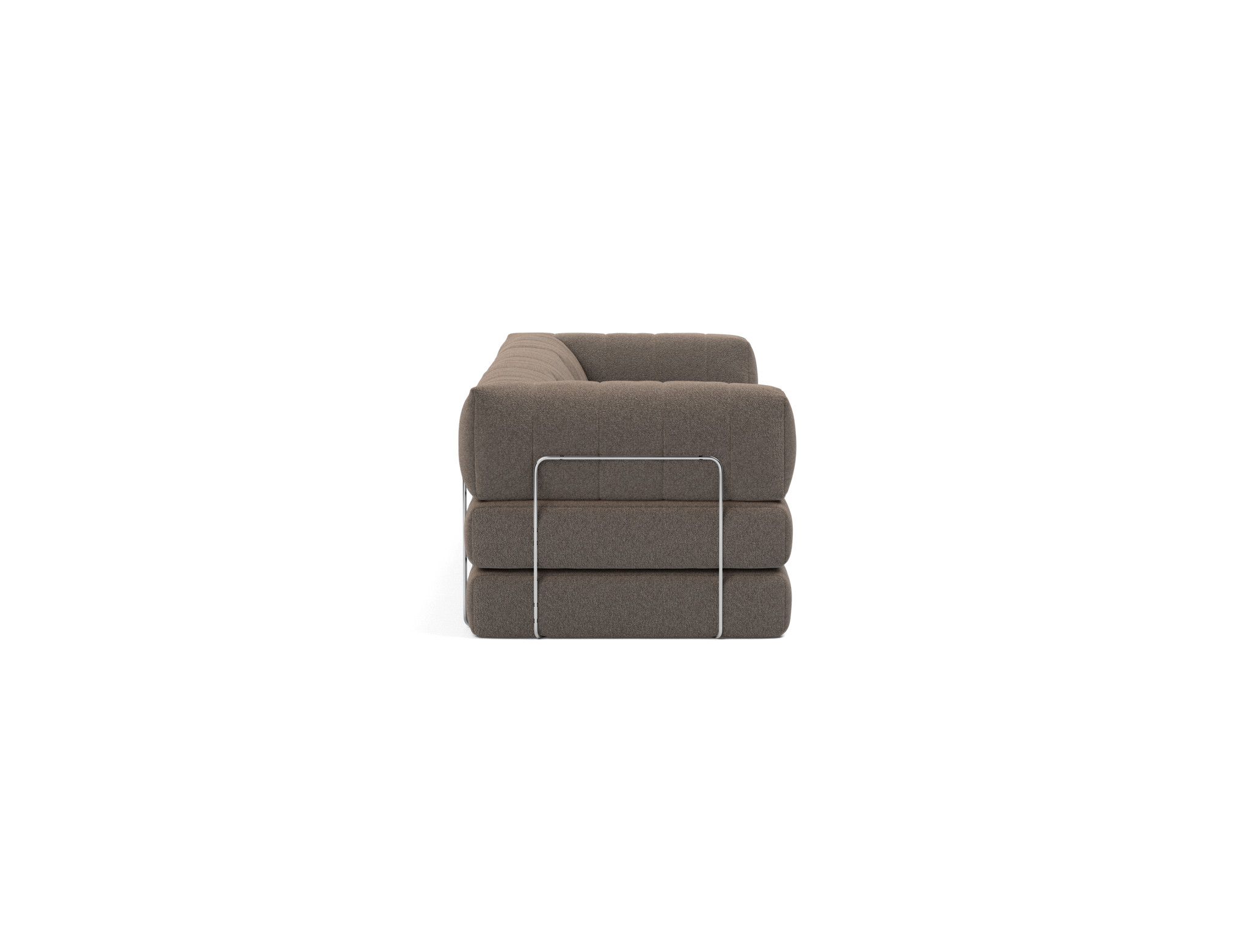 Schlafsofa CozyPad Grand mit Armlehnen Boucle Skandi 530-Taupe