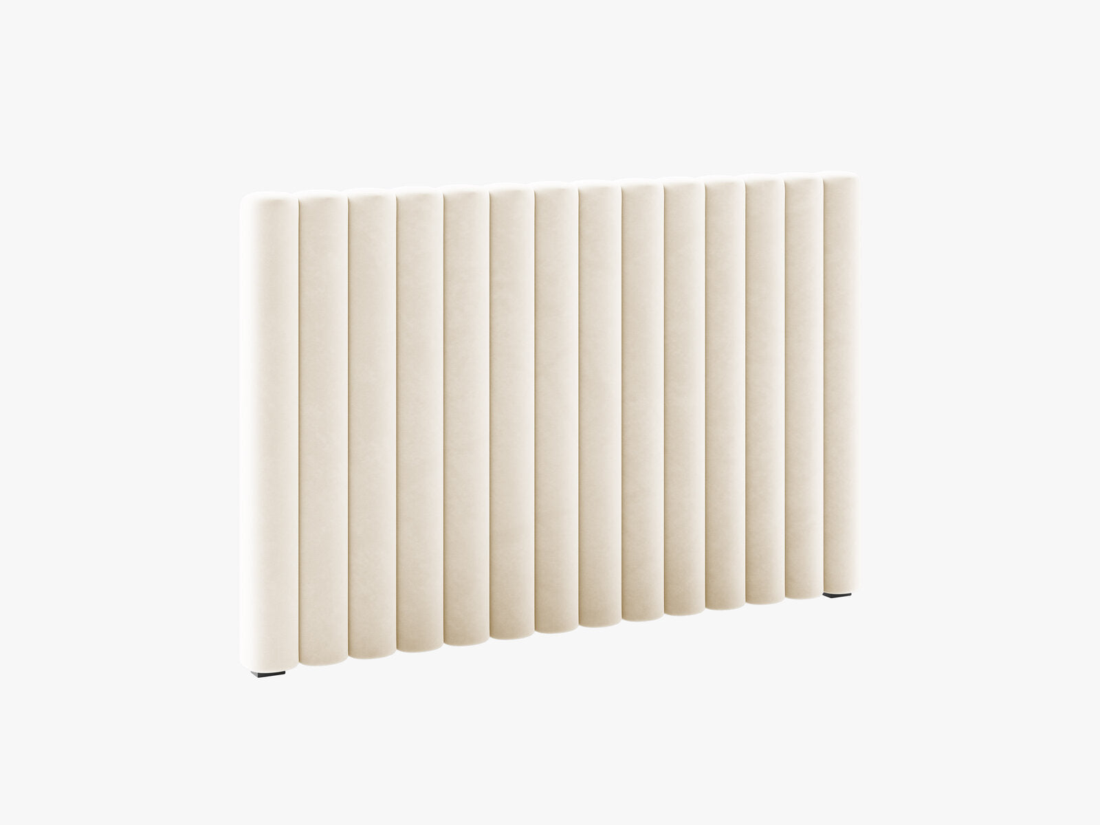 Micadoni Mistero Samtiger Kopfteil 80 cm Samt Paris Beige 140x95