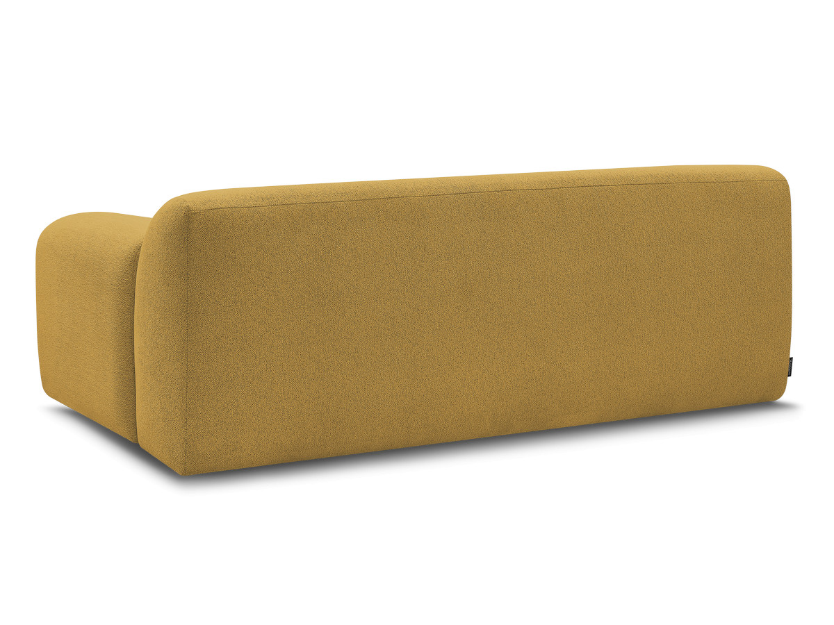 Bobochic Melisse Sofa 2-Sitzer Melange-Stoff Gelb