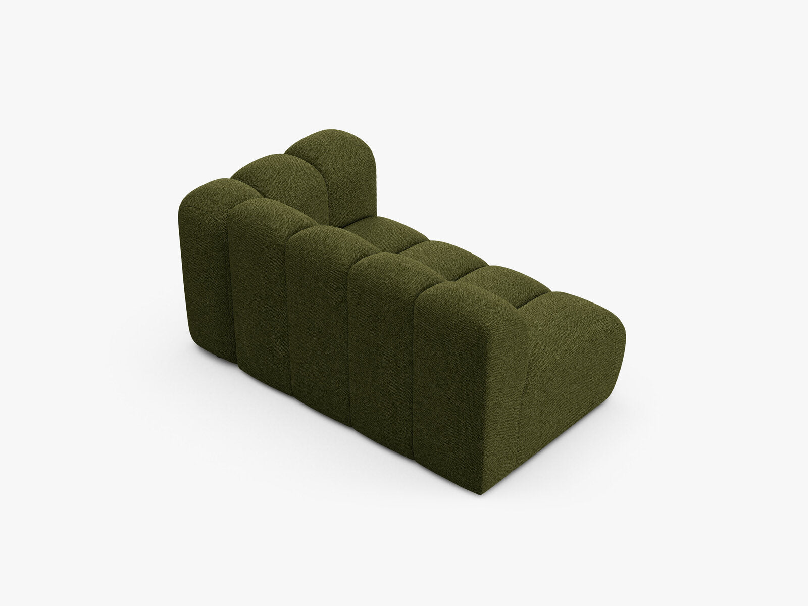 Micadoni Modul Lupine 2-Sitzer Boucle Baloo Dunkel-Olivgrün Rechts