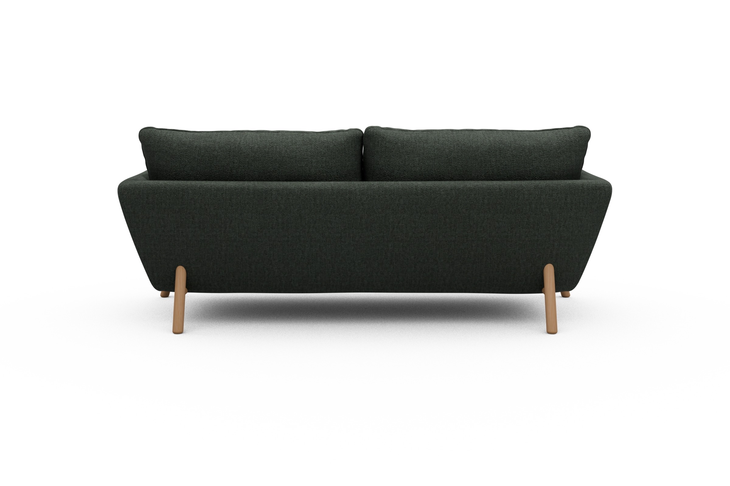 Sofa Emil 3-Sitzer Beinfarbe Eiche Natur Aivi-Pine-Green