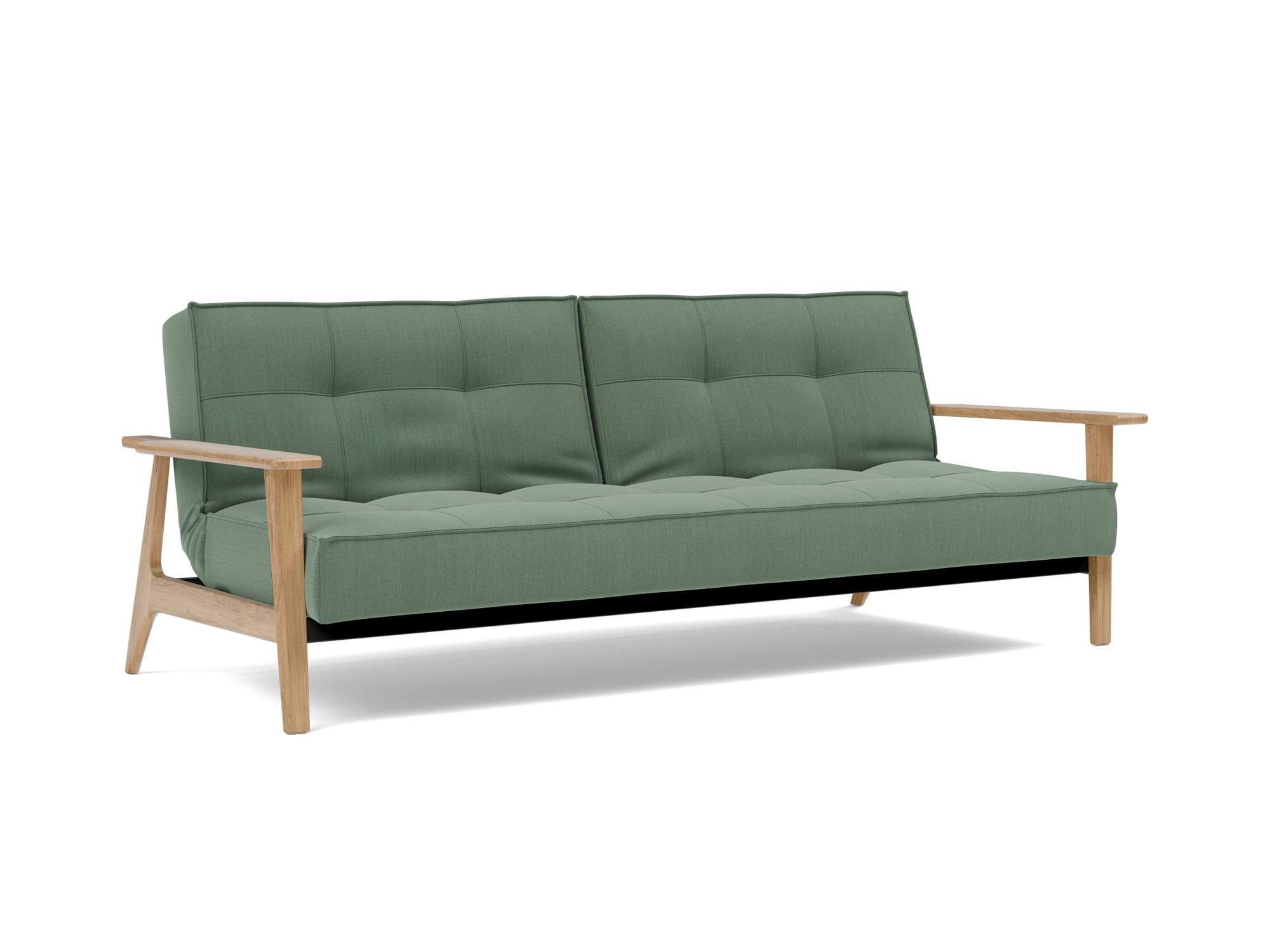 Schlafsofa Splitback Frej Flachgewebe Elegance 518-Green