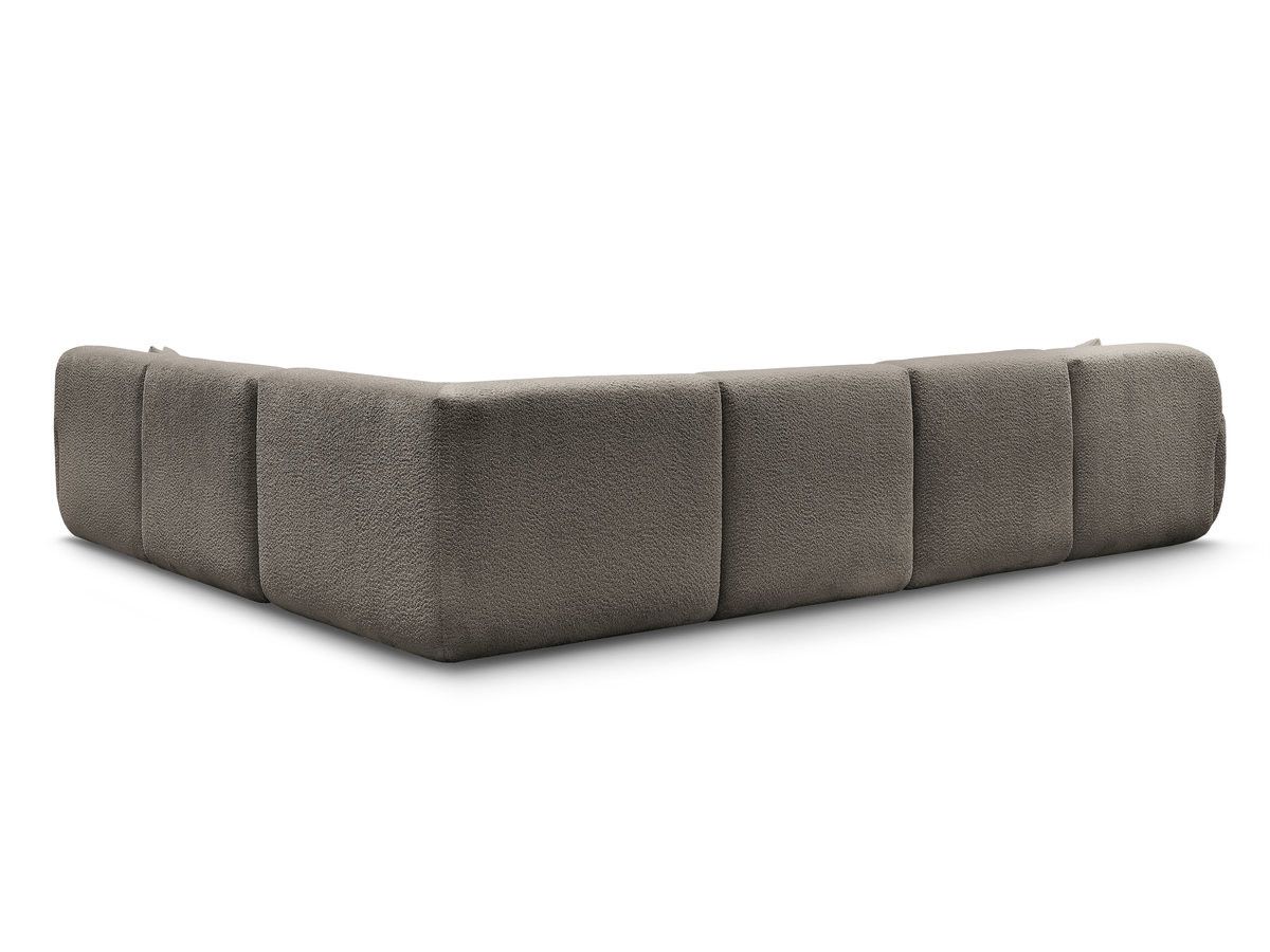 Bobochic Anda Wohnlandschaft Chenille Taupe Ecke rechts