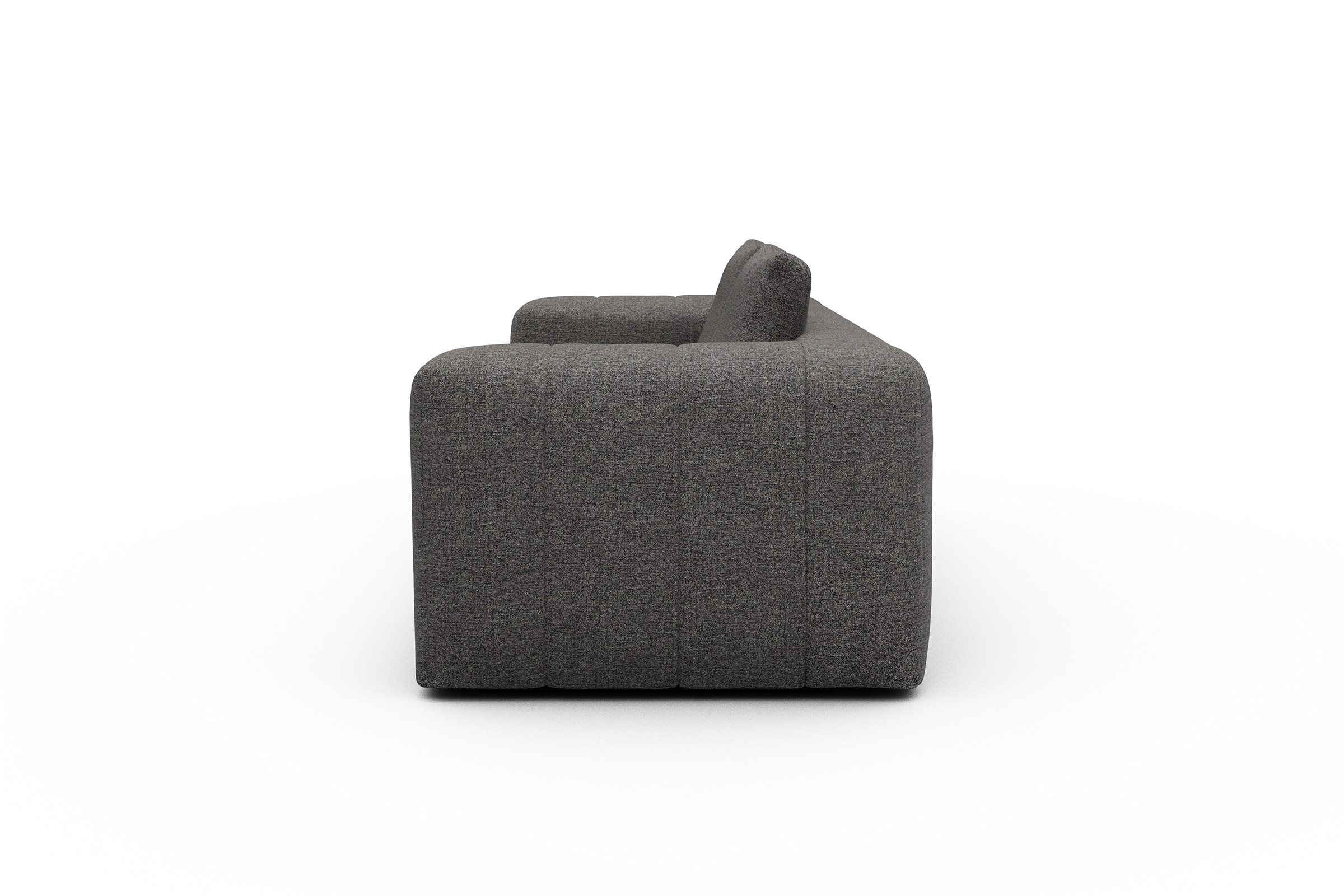 Sofa Hugo 3-Sitzer Carreno-Salt-and-Pepper