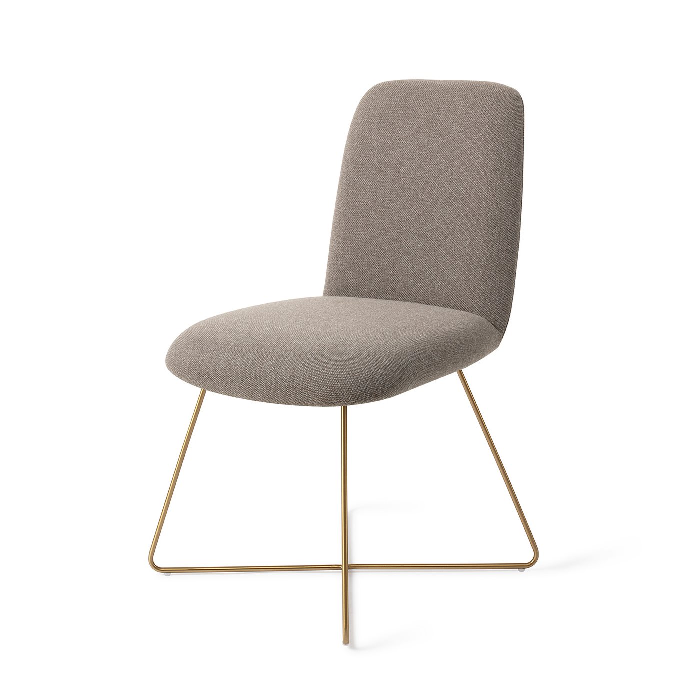 Jesper Home Esszimmerstuhl Taiwa Foggy-Fusion Cross Gold