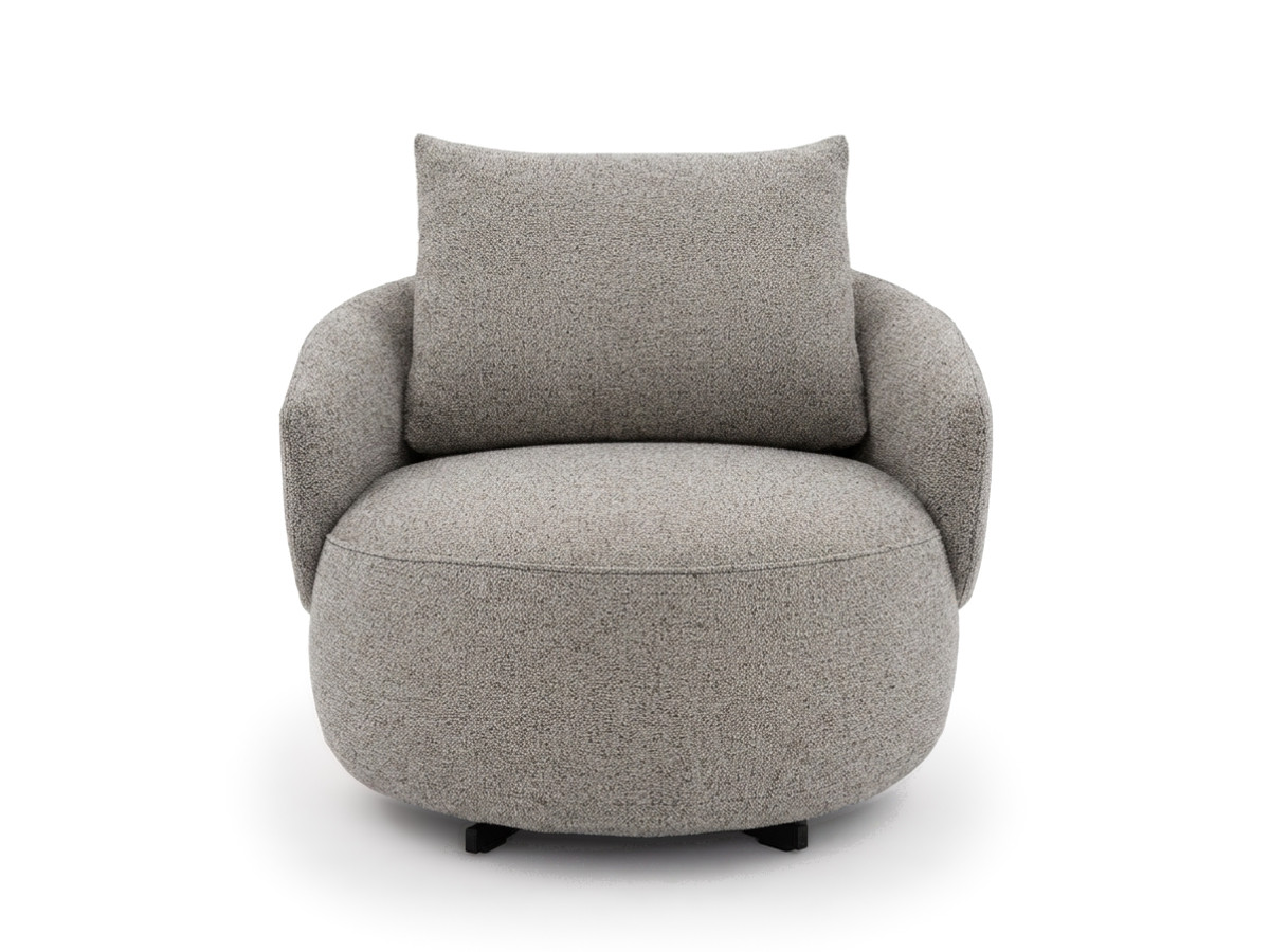 Bobochic Lexie Sessel Melange-Stoff Taupe