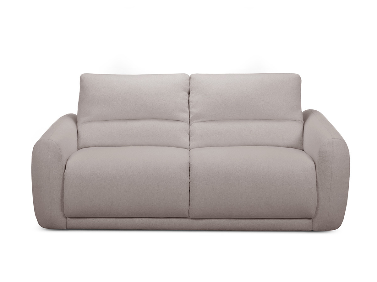 Bobochic Minorque Schlafsofa 2,5-Sitzer Chenille Beige, Liegefläche 160 × 200 cm