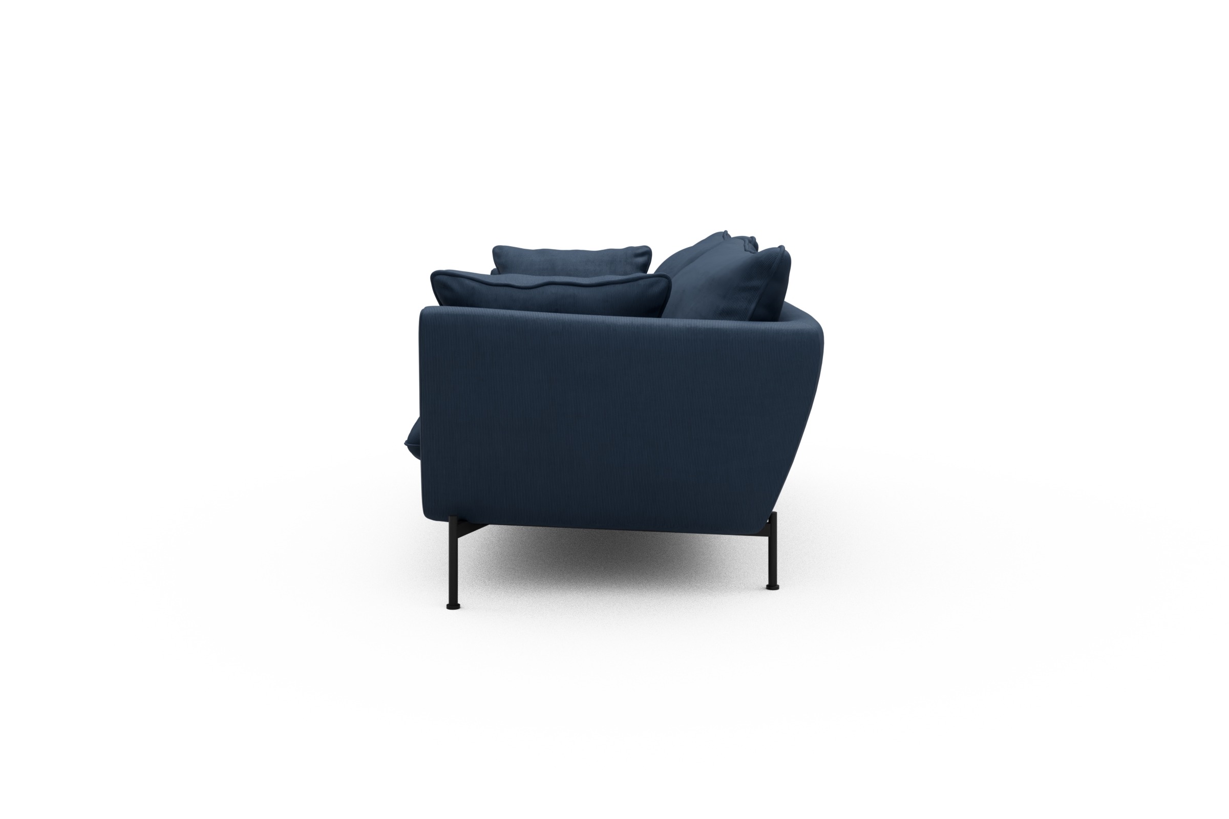Sofa Anton PREMIUM 2-Sitzer Cordufine-Royal-Blue