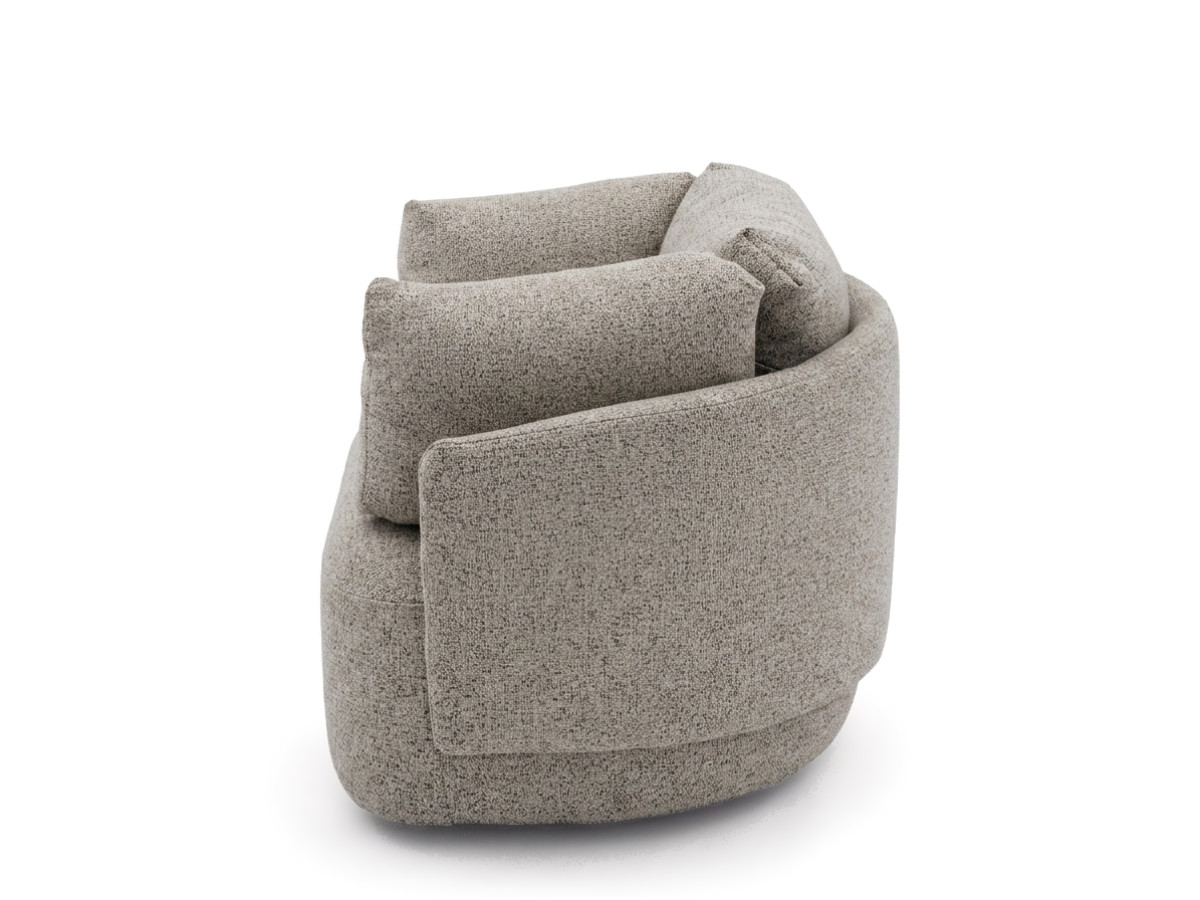 Bobochic Mario Sessel Melange-Stoff Taupe