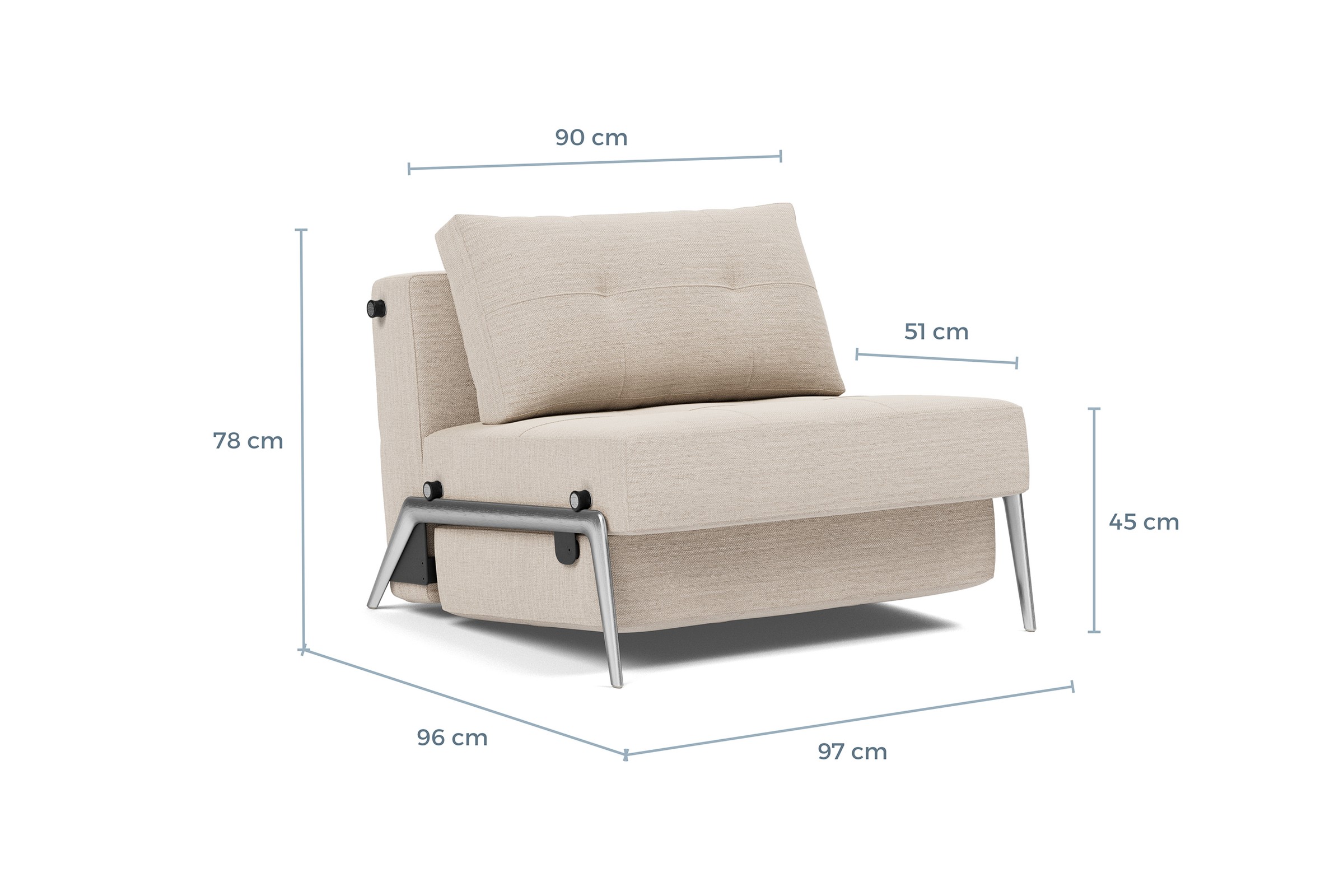 Schlafsessel Cubed 90