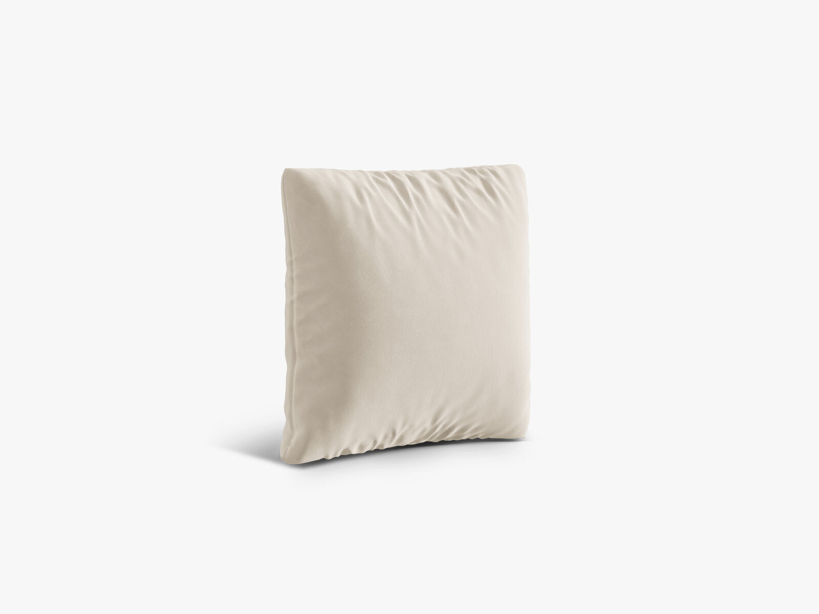 Micadoni Kissen Nuria Samt Beige 40x40x13