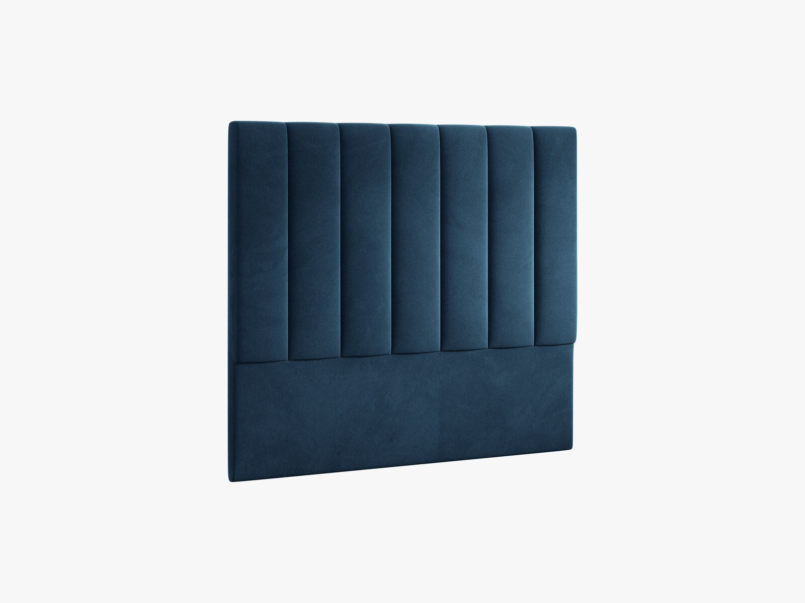 Micadoni Marl Polster-Kopfteil Samt Magic Velvet Marineblau 140x120