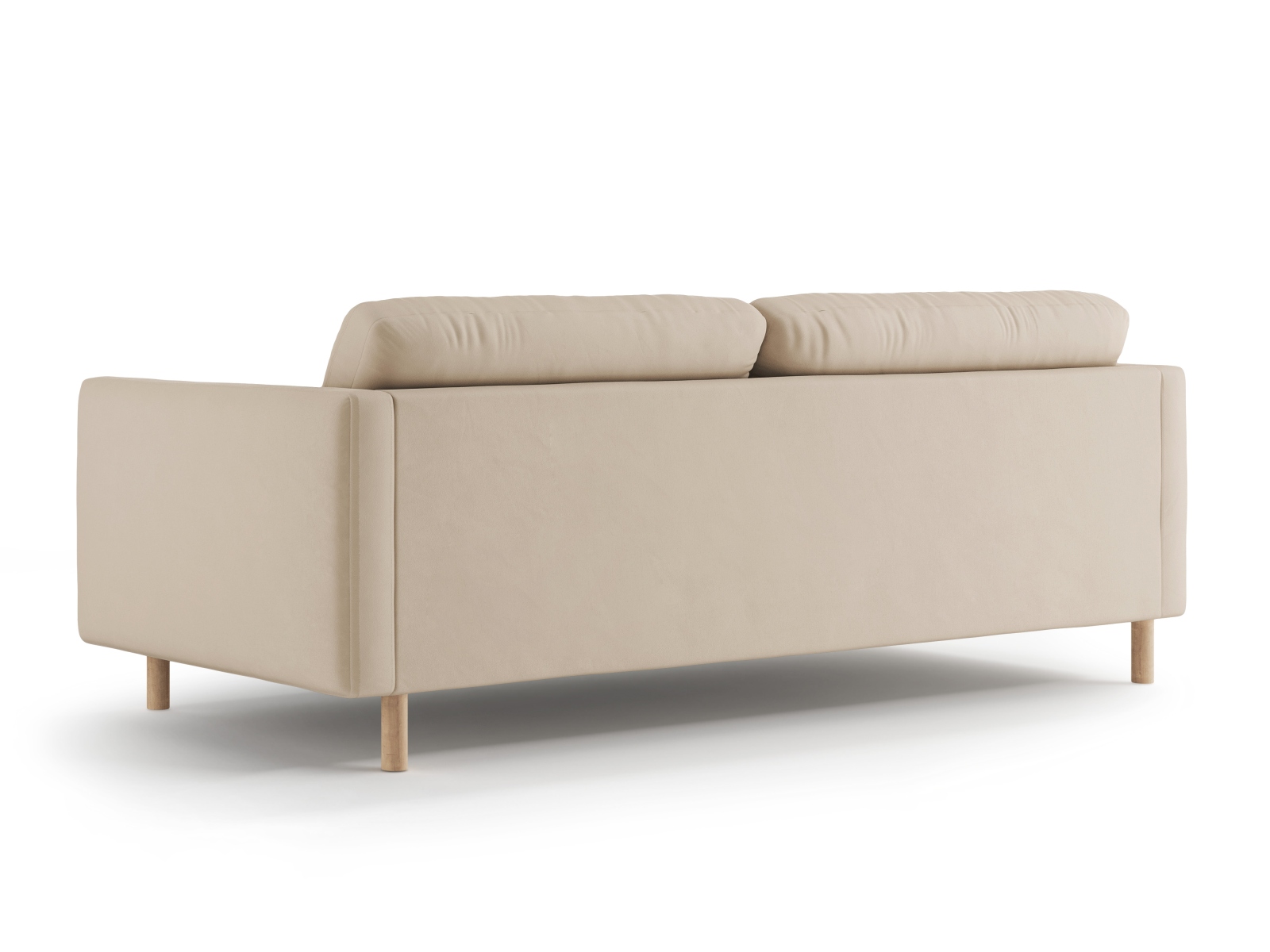 Micadoni Sofa Eden 4-Sitzer Samt Nude