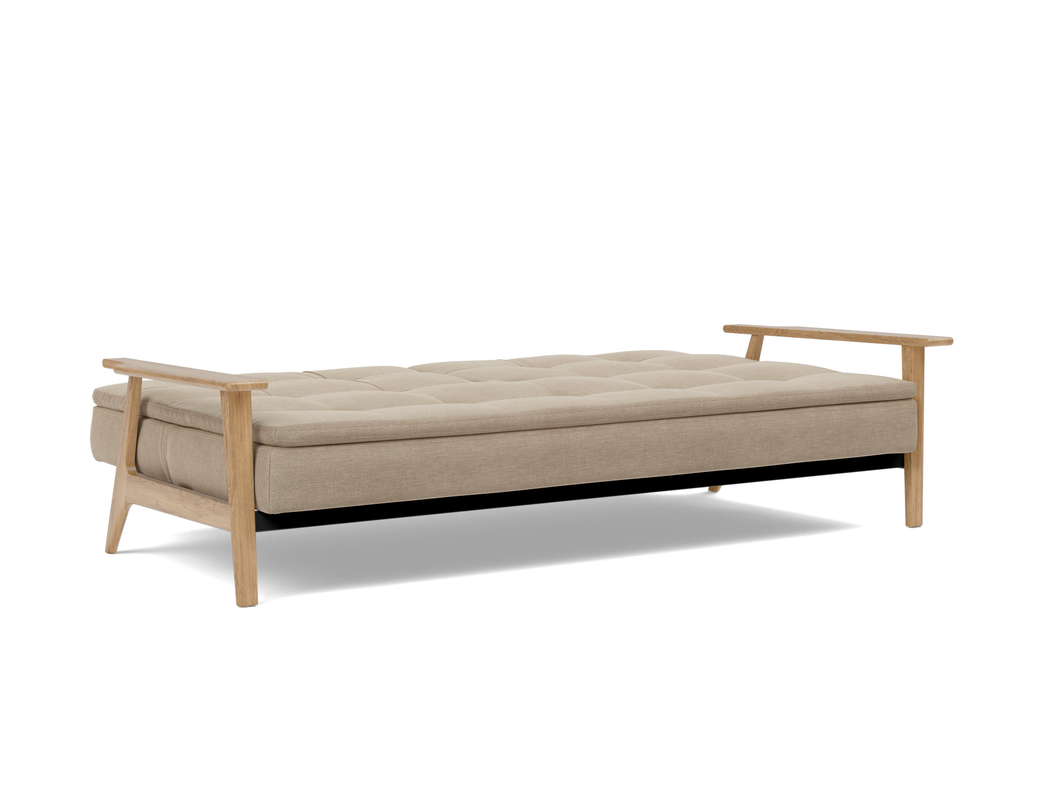 Schlafsofa Dublexo Frej Flachgewebe Phobos 587-Mocha