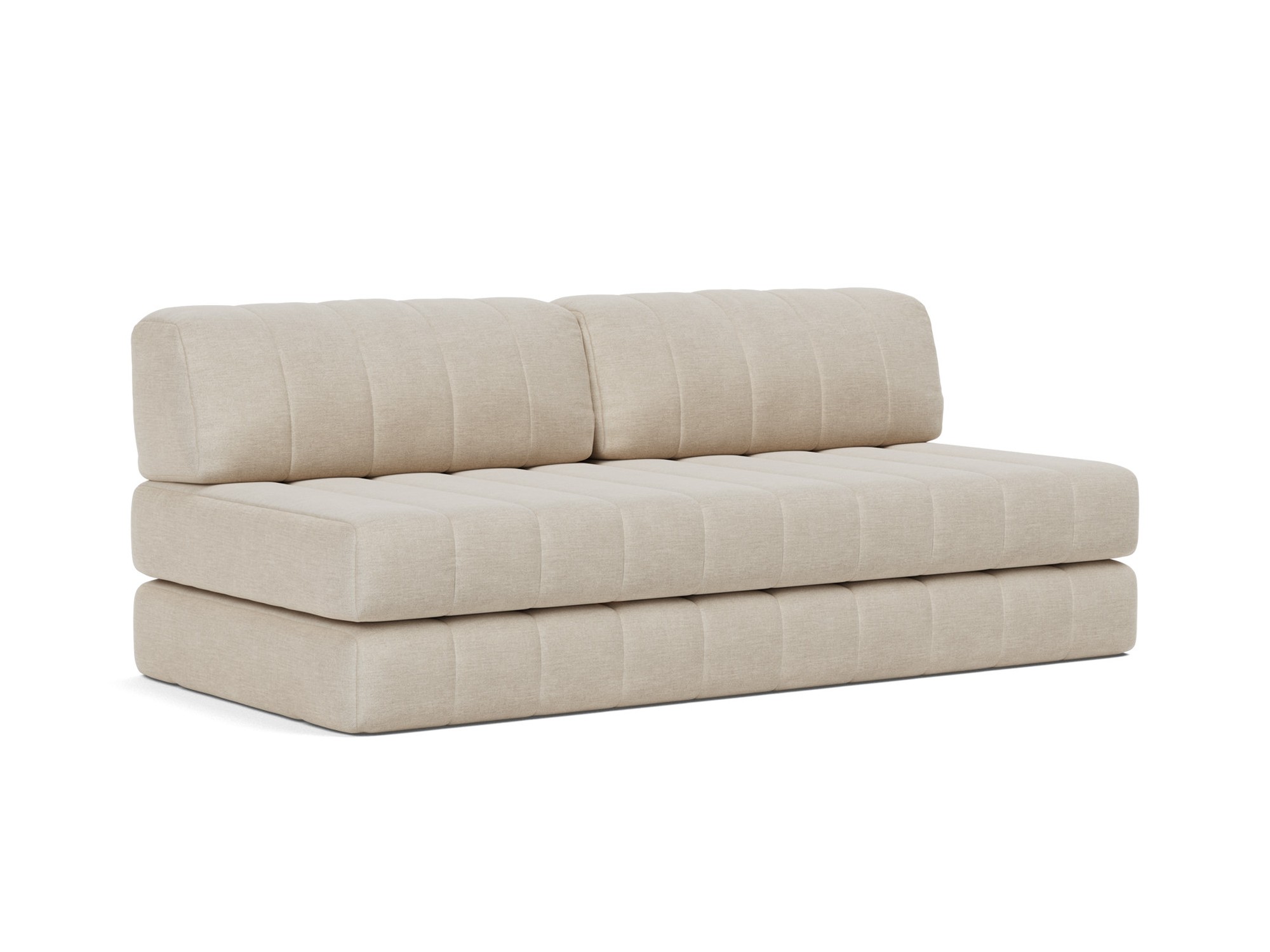 Schlafsofa CozyPad Flachgewebe Phobos 586-Latte