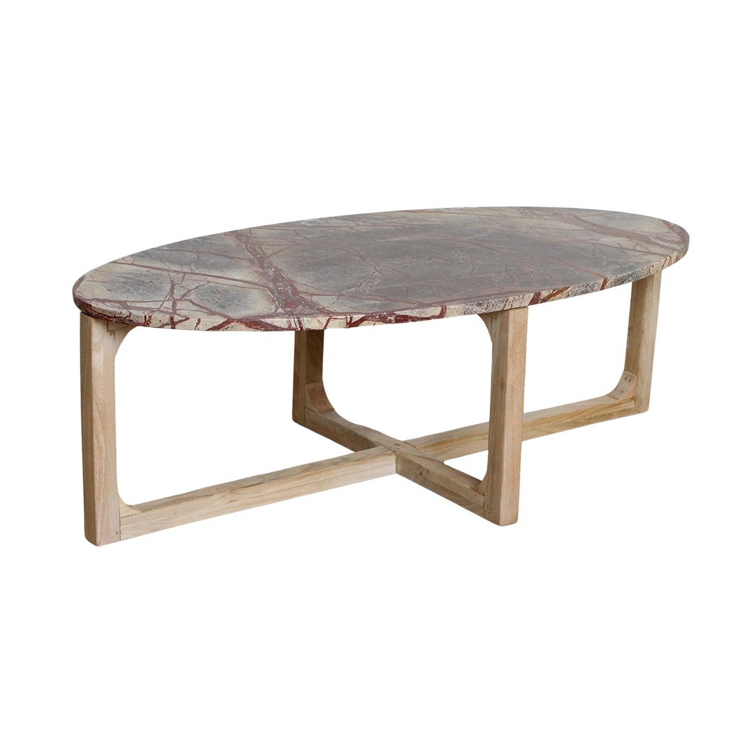 Raw Materials Marmor-Couchtisch Bizar 120x60x38cm