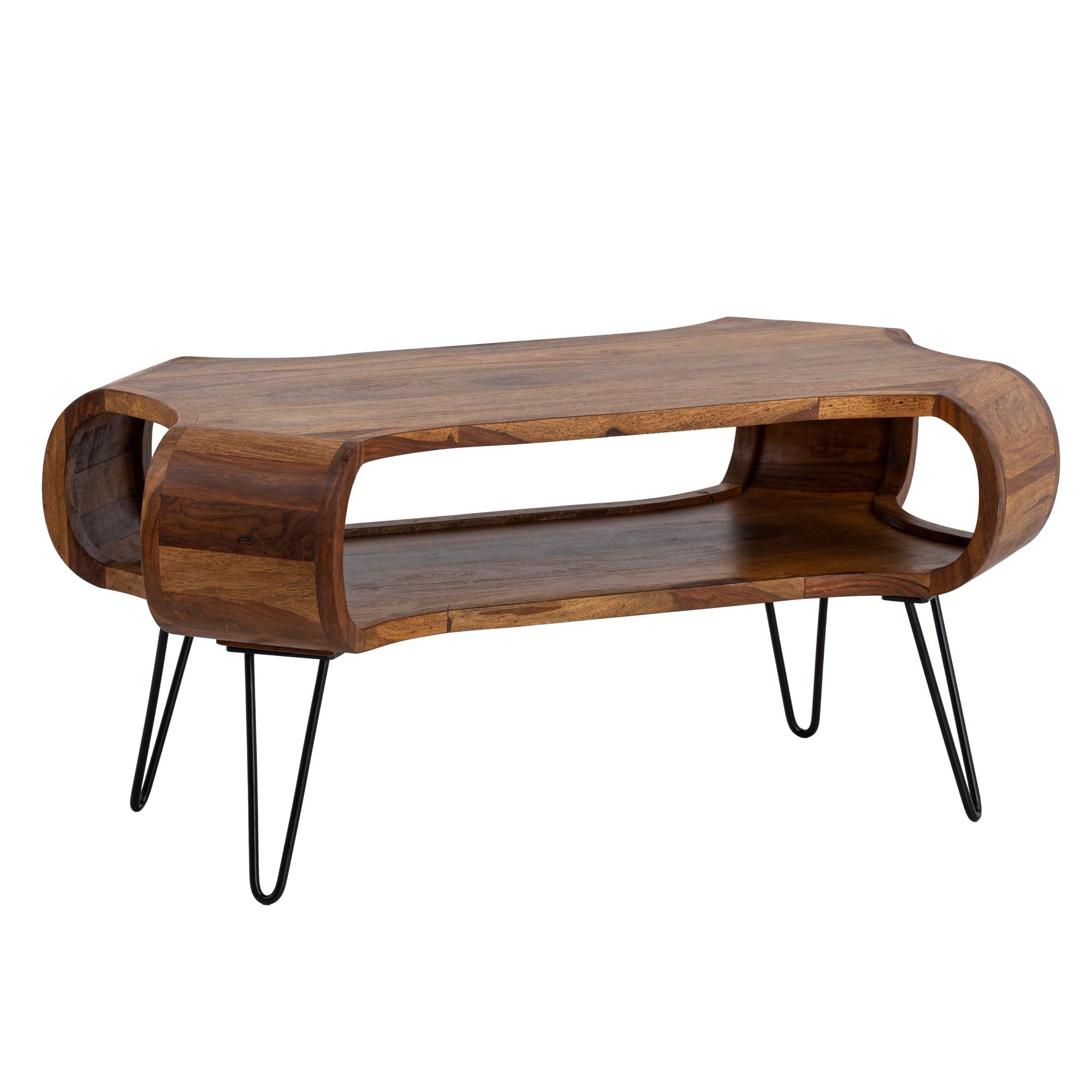 Couchtisch Trysil Massivholz Sheesham 100 × 60 × 47 cm