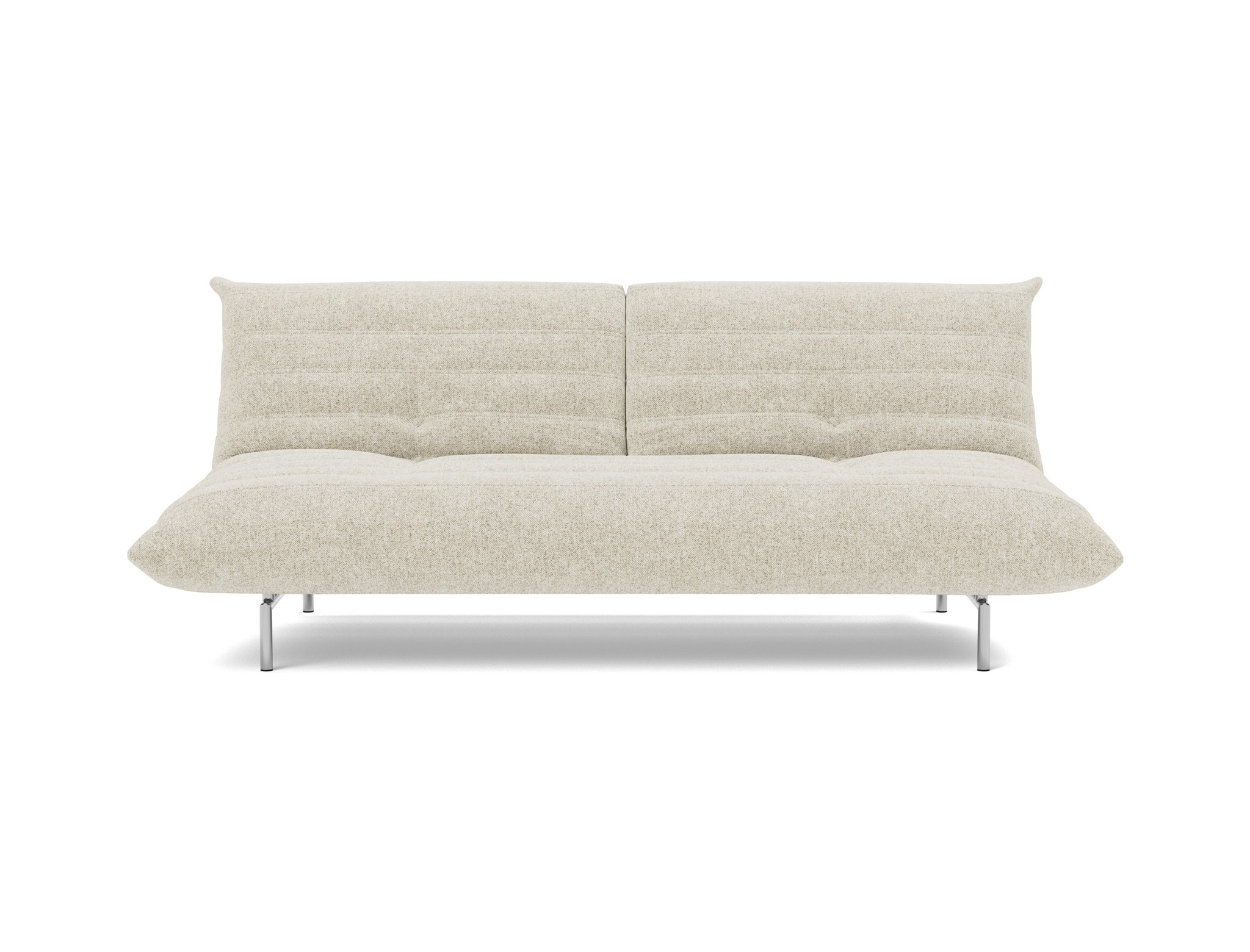 Schlafsofa Mikunjo Strukturierter Stoff Taura 357-Off-White